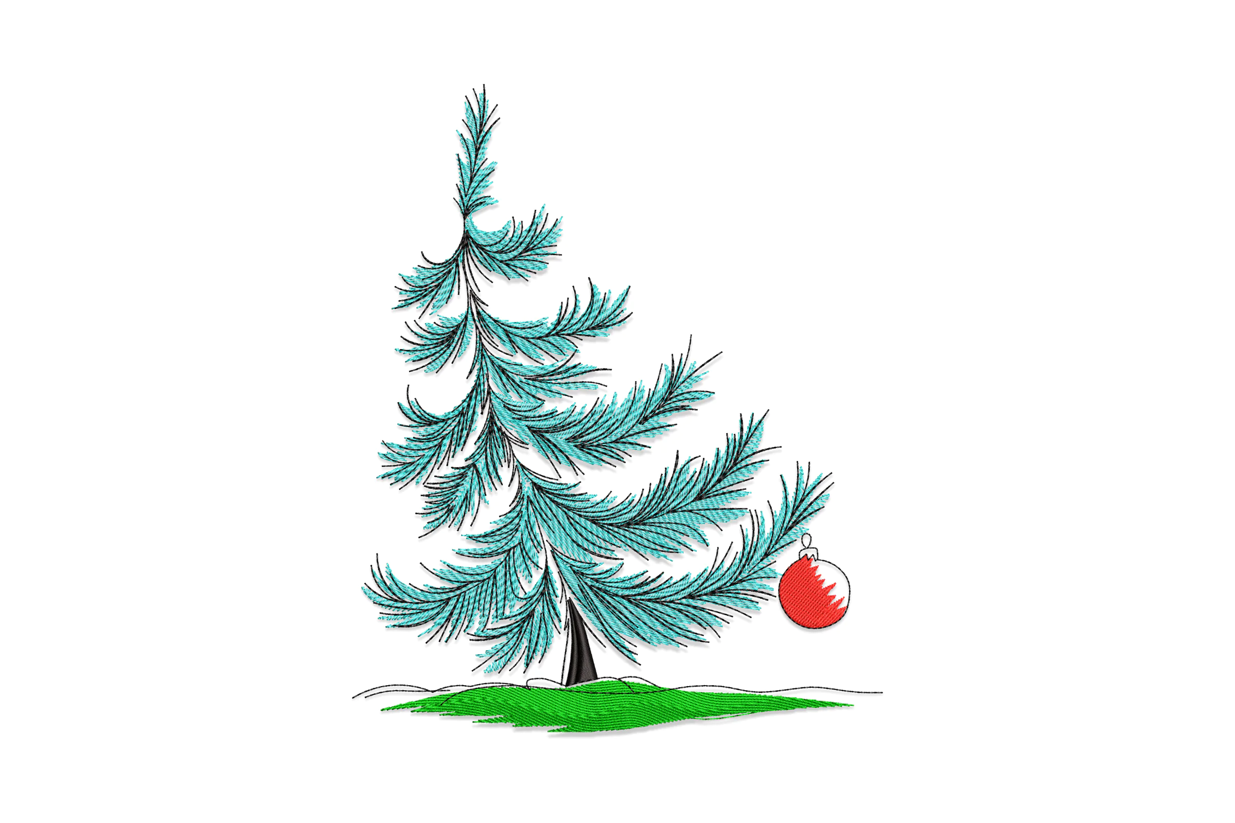 Christmas Tree Digital Embroidery File