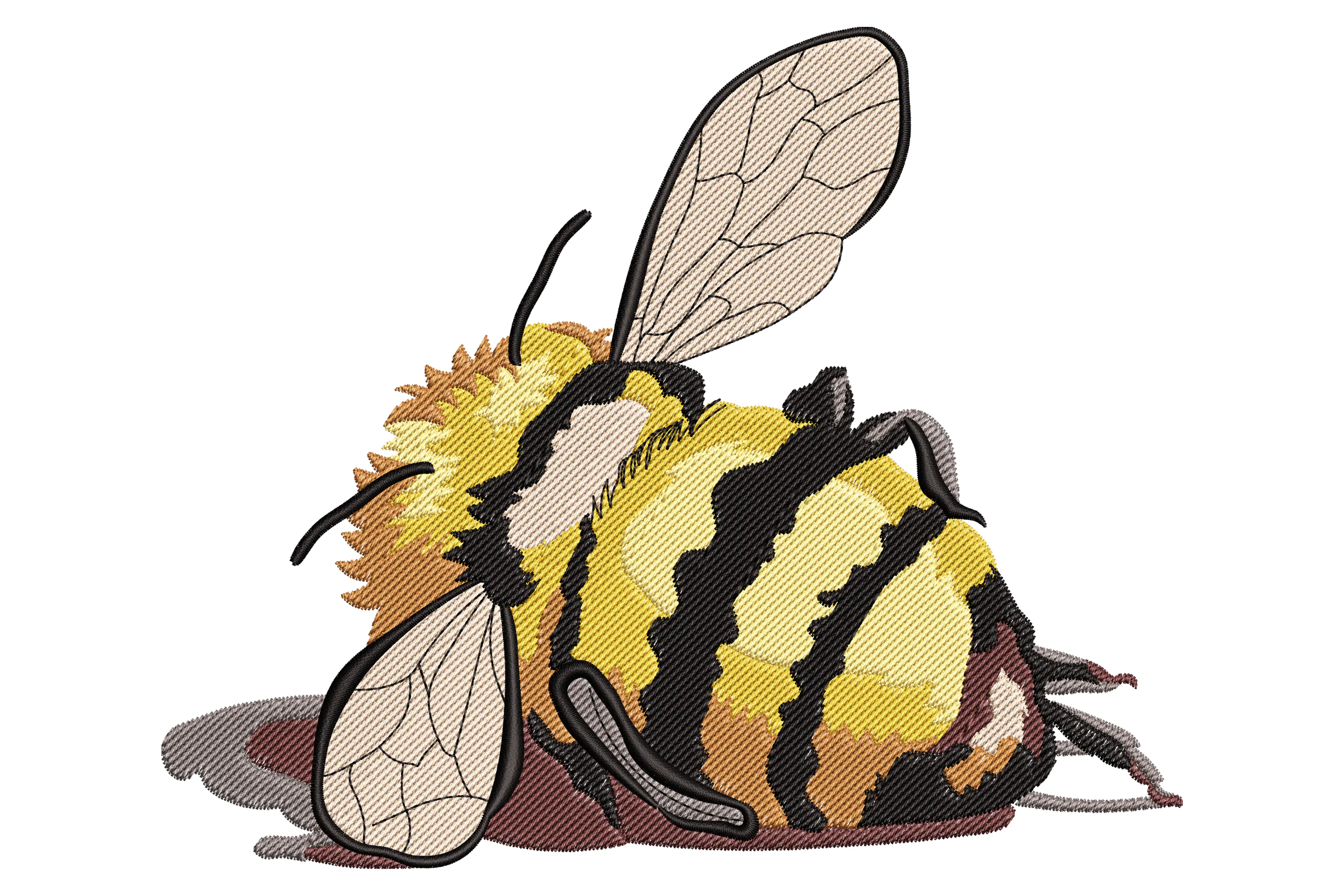 Bumblebee Machine Embroidery Design