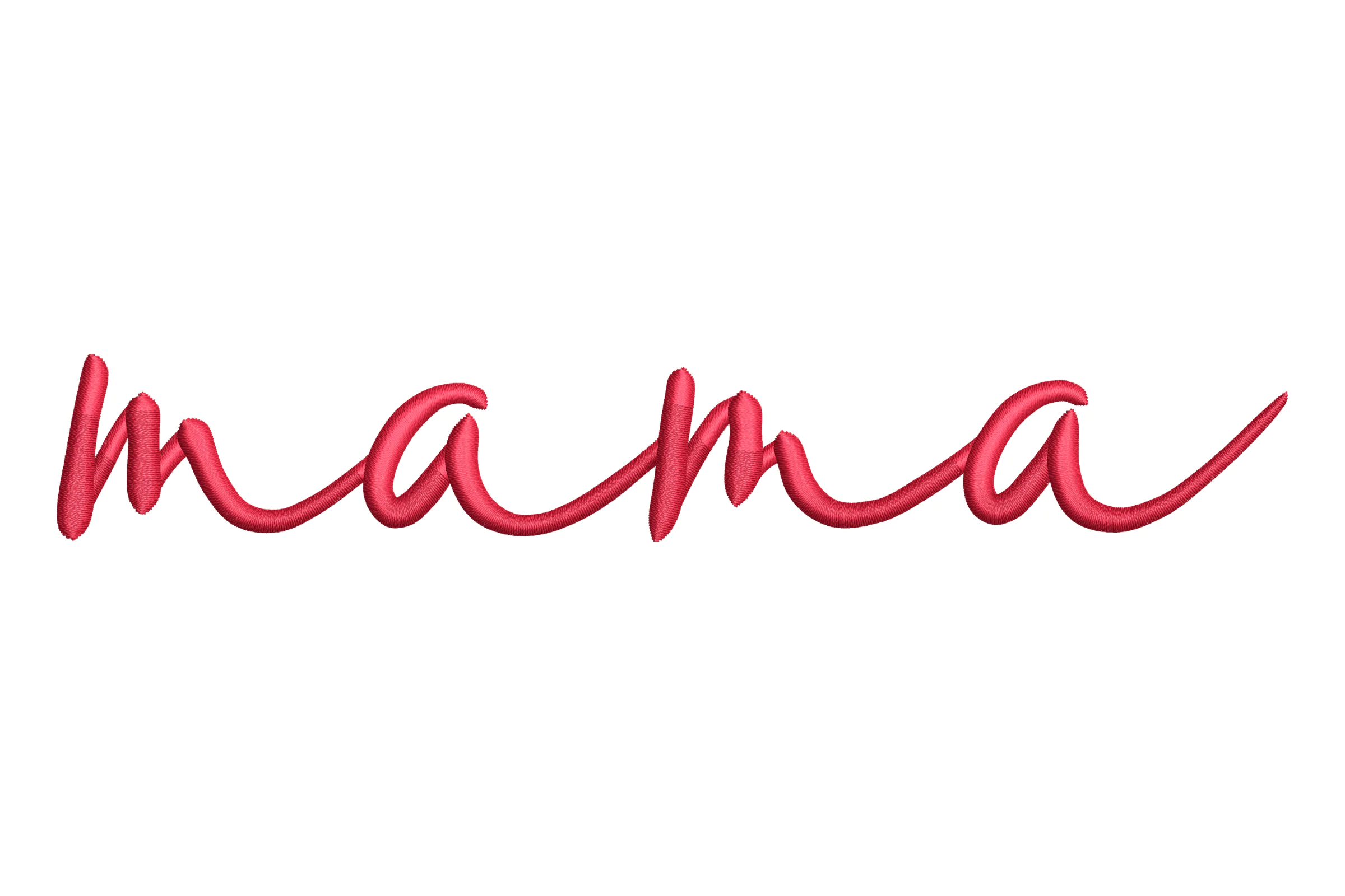 Mama Embroidery Design Pattern