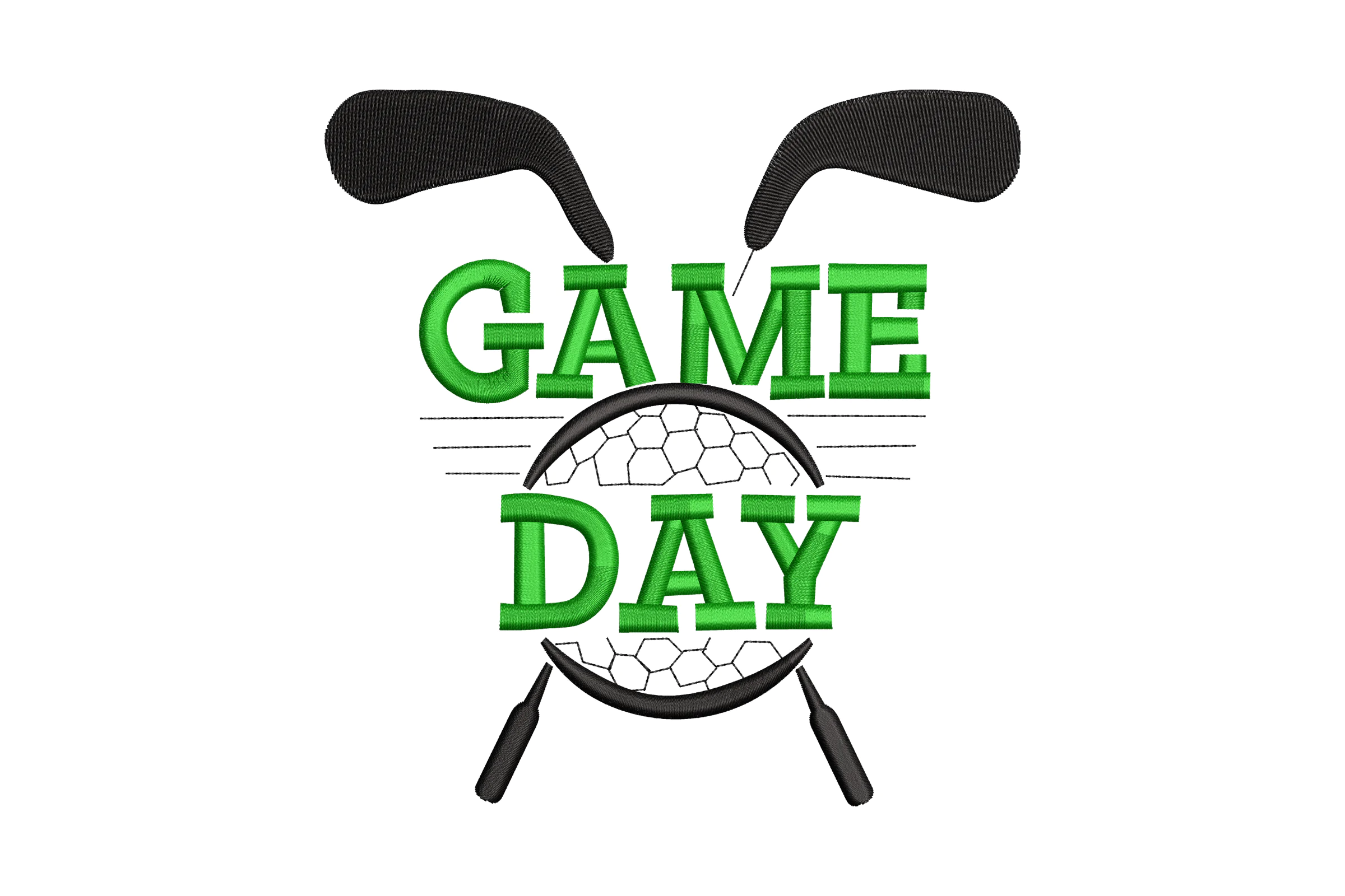 Game Day Machine Embroidery Design