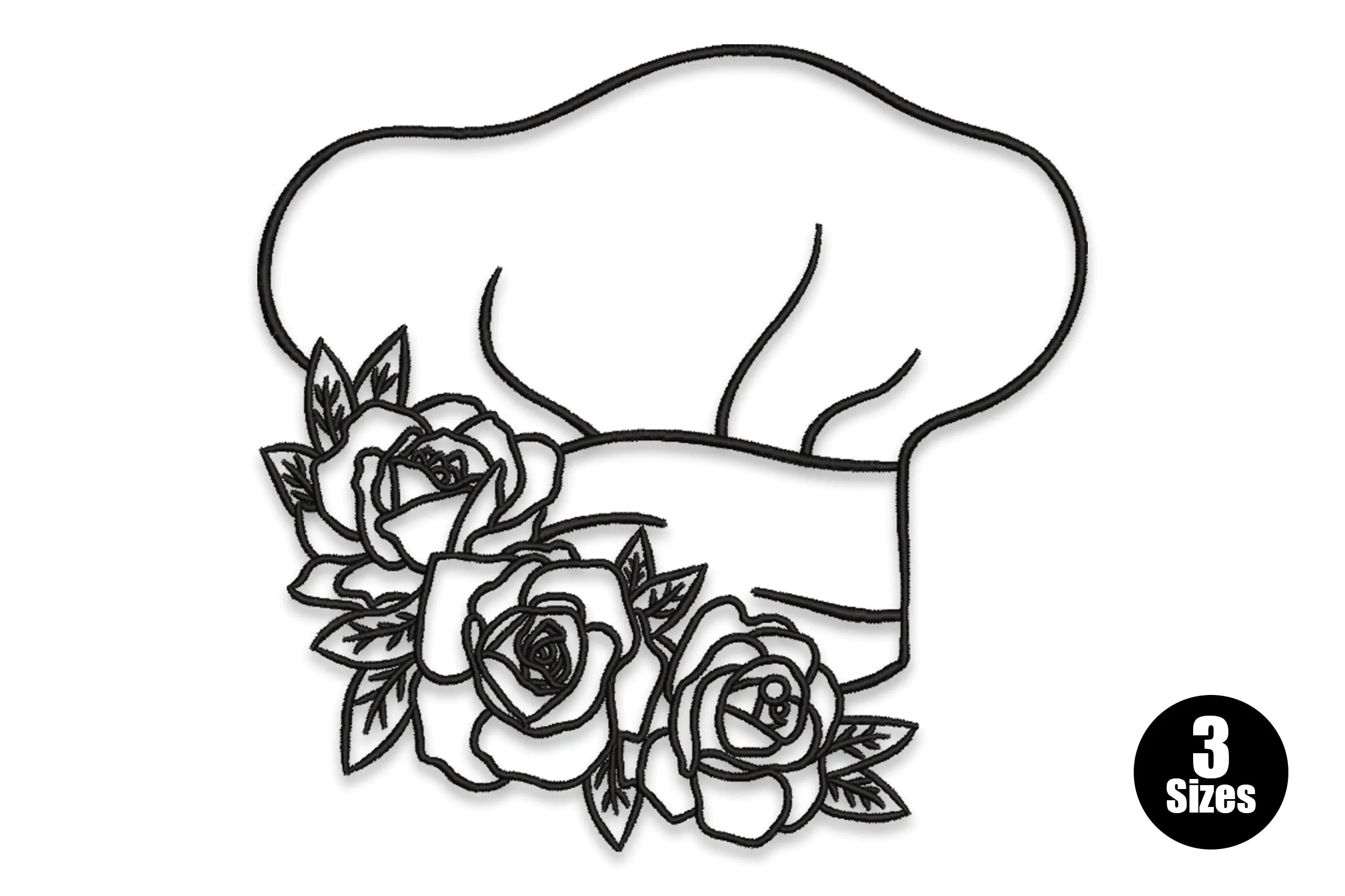 Chef Hat Embroidery Design