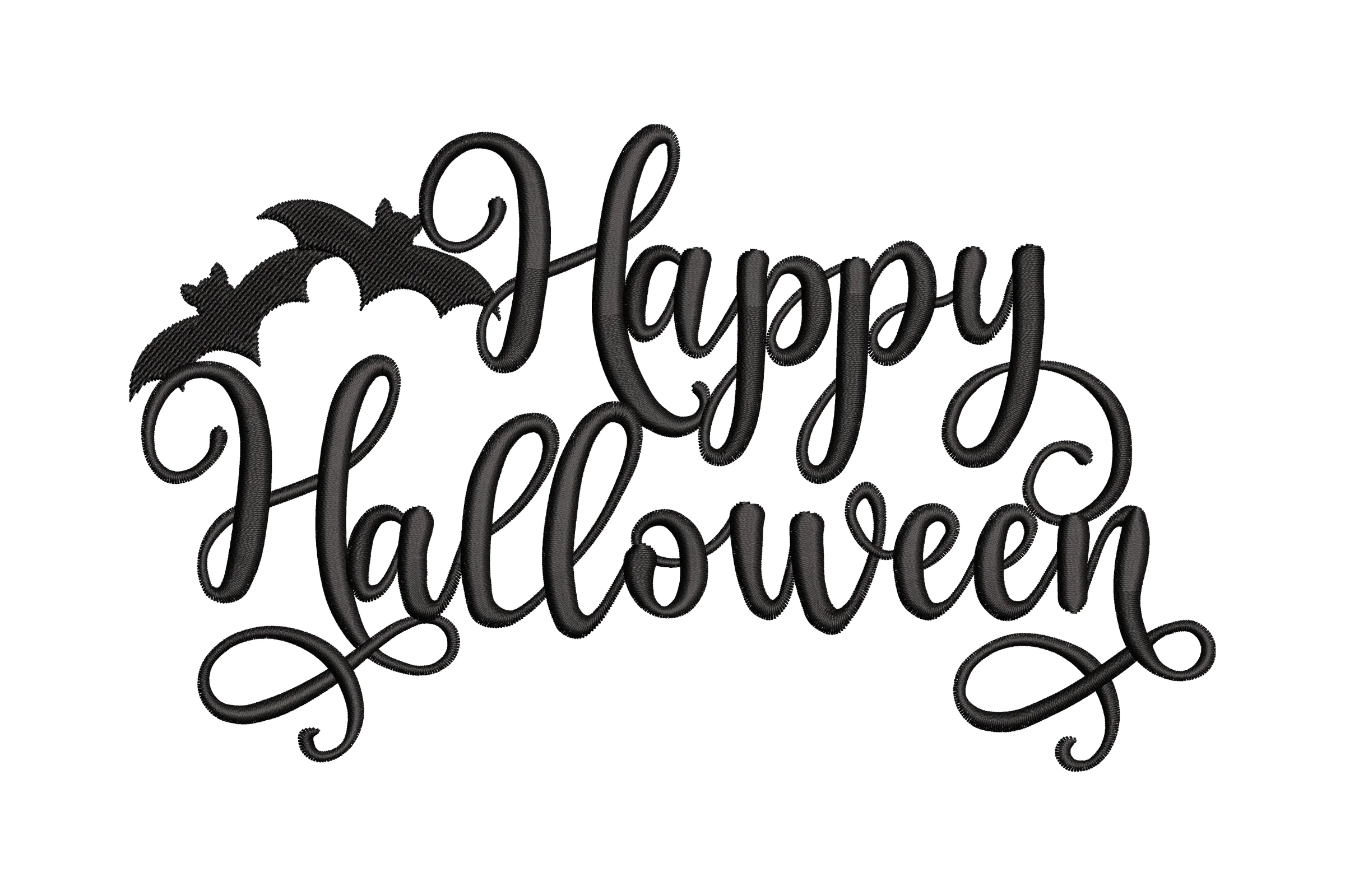Happy Halloween Embroidery File