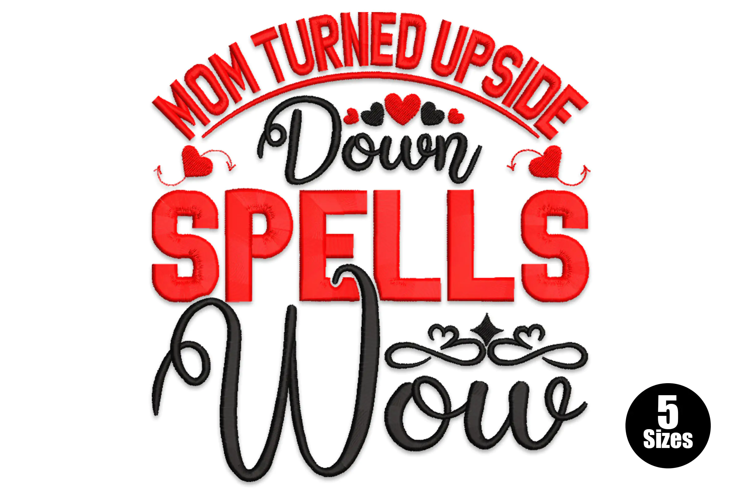 Mother's Day Quote Embroidery Design