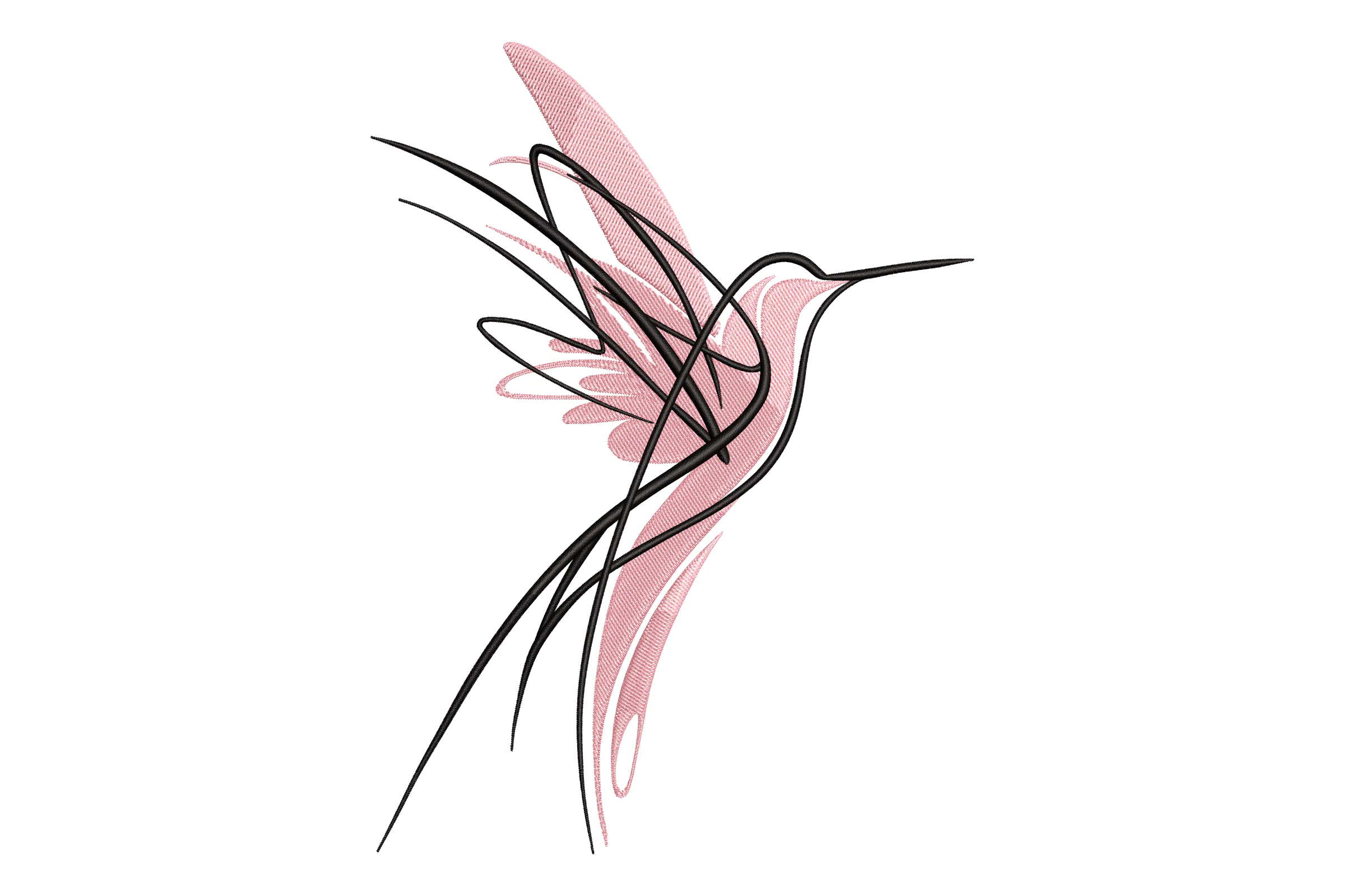 Hummingbird Embroidery Design File