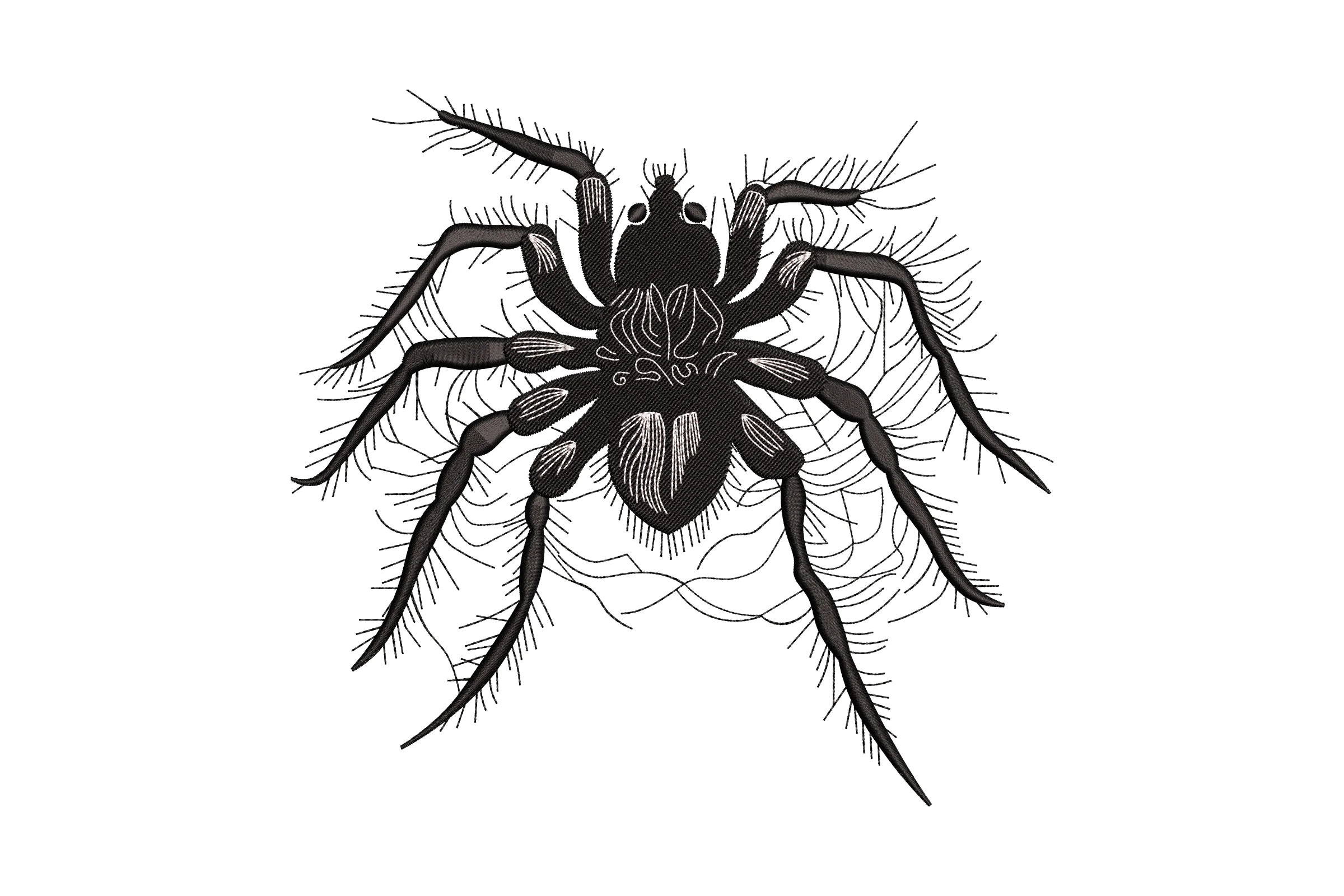 Spider Embroidery Design File
