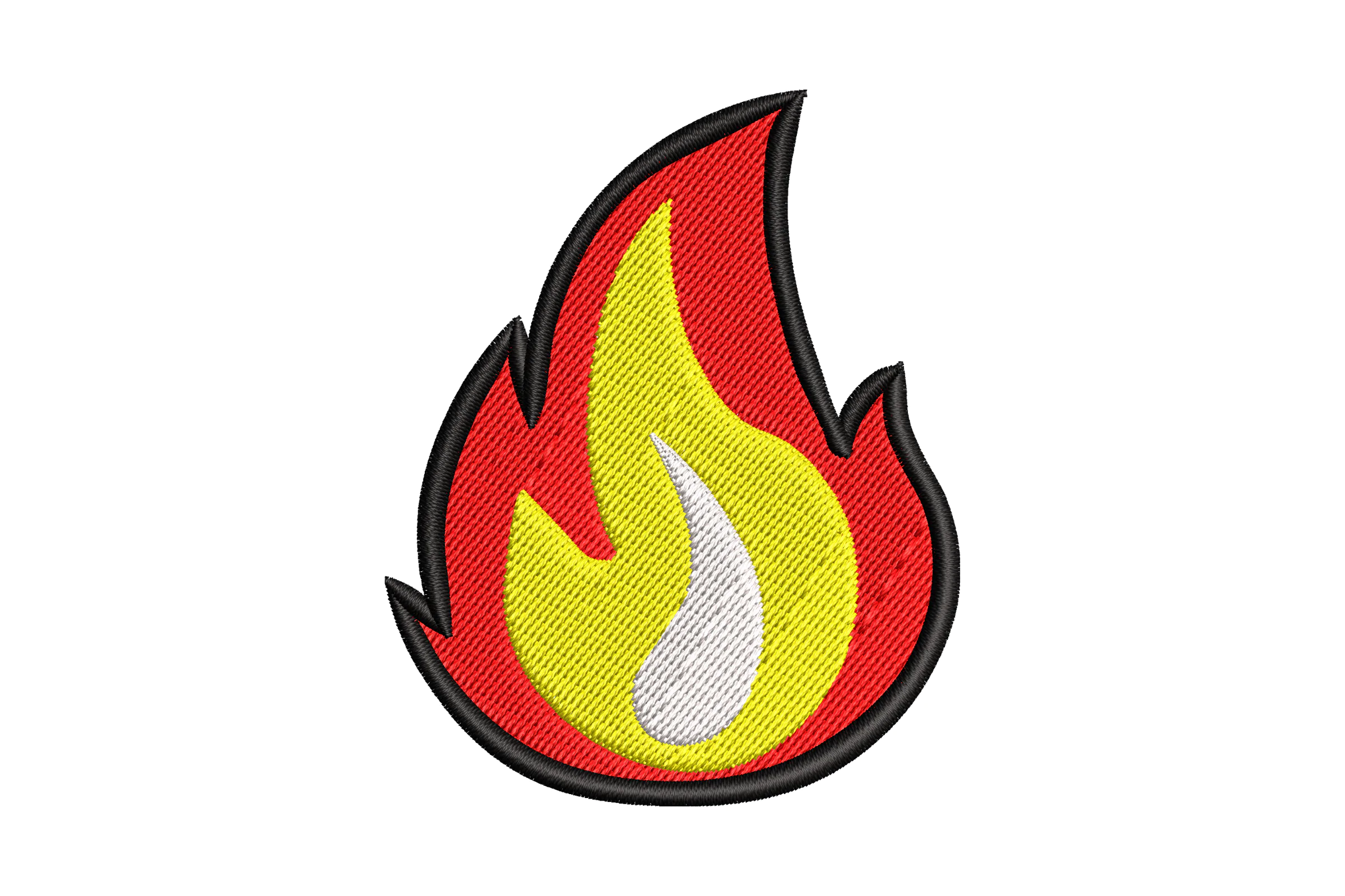 Flame Embroidery Design
