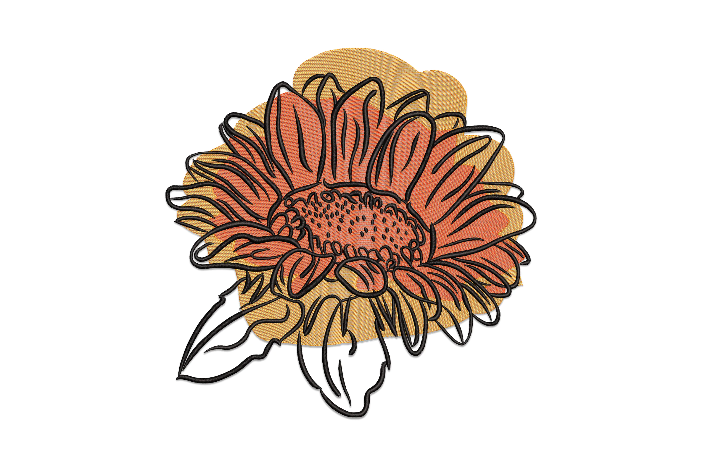 Gerbera Daisies machine Embroidery Design