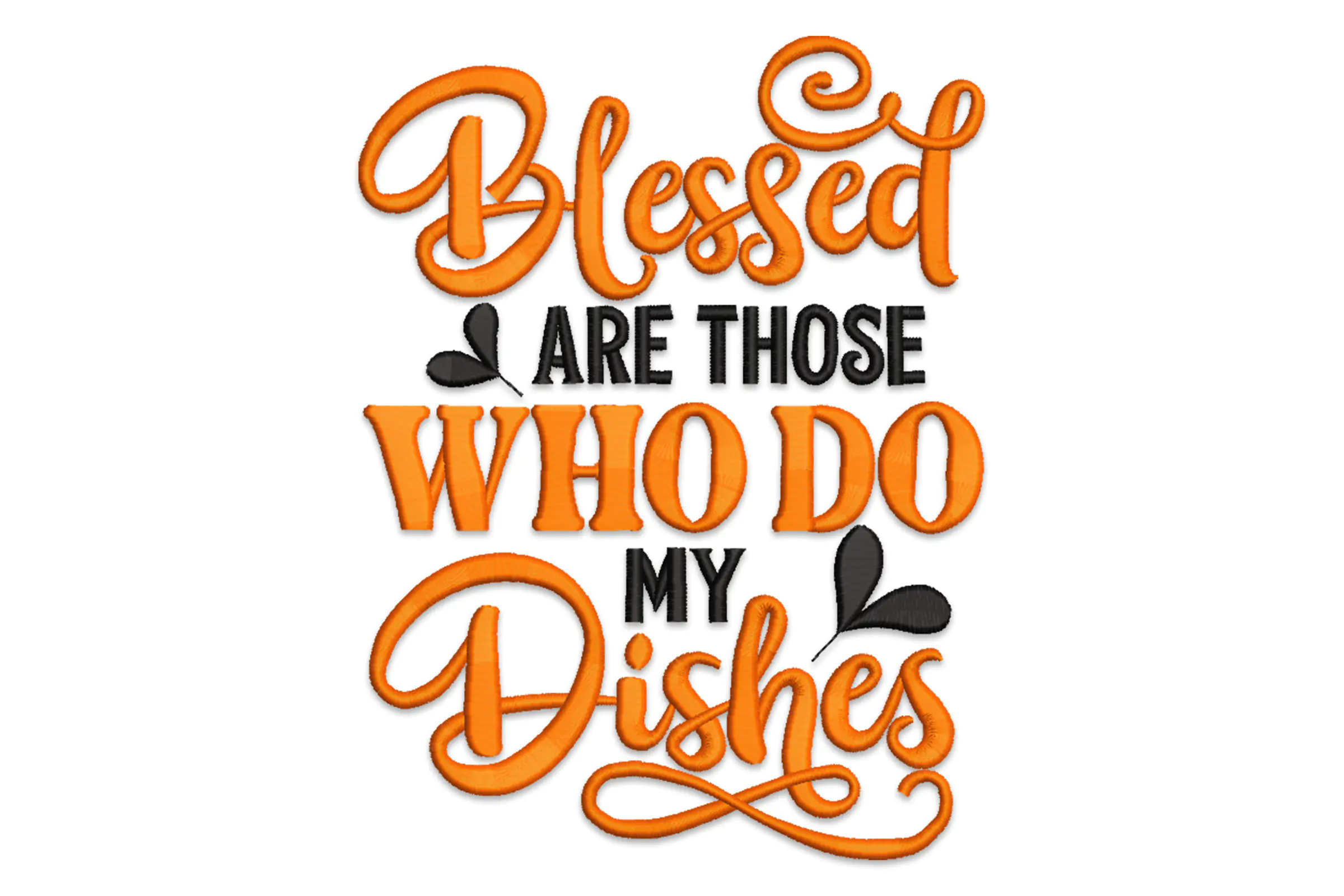 Kitchen Sayings Embroidery Design
