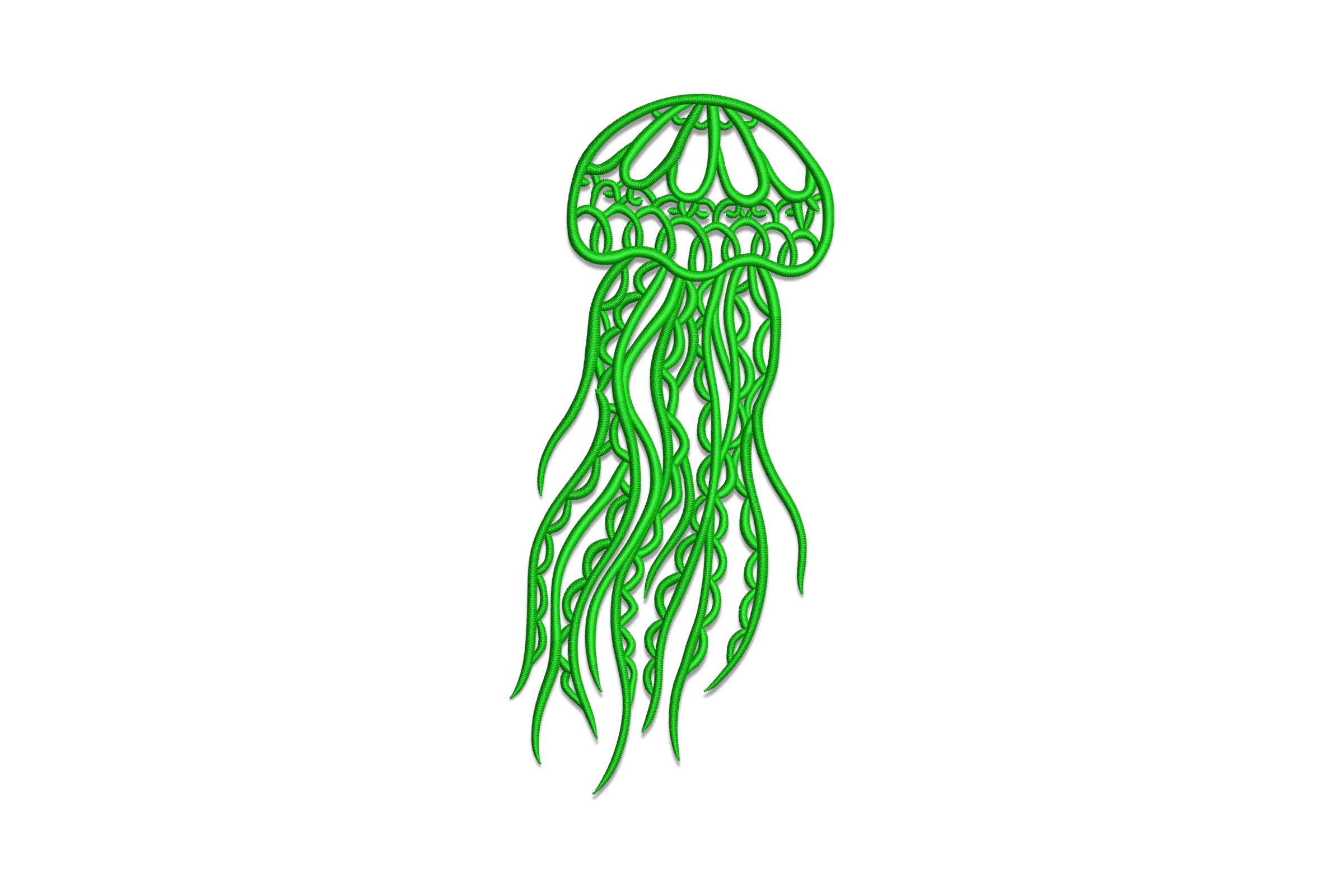 Jellyfish Machine Embroidery Design Pattern