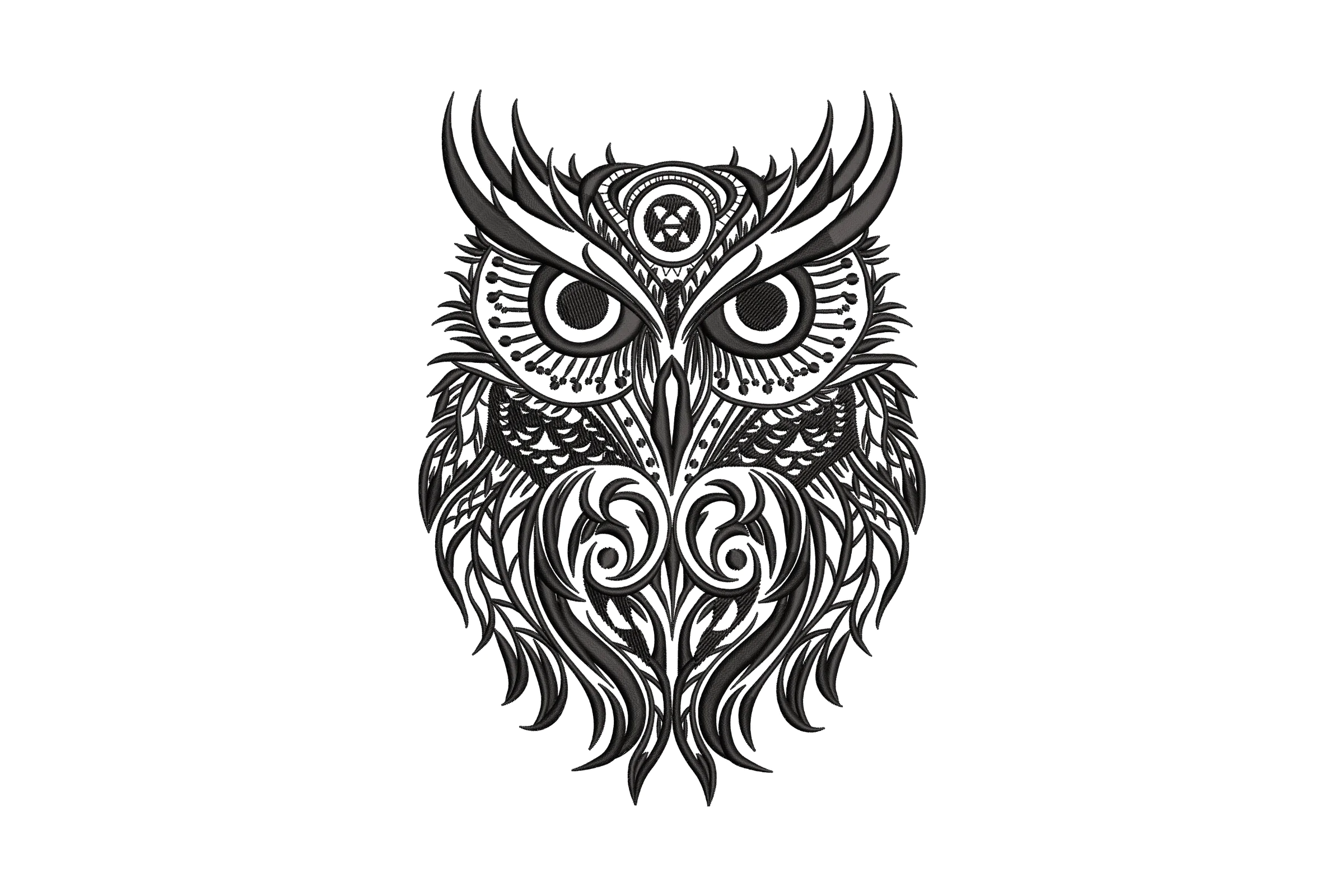 Owl Machine Embroidery Design