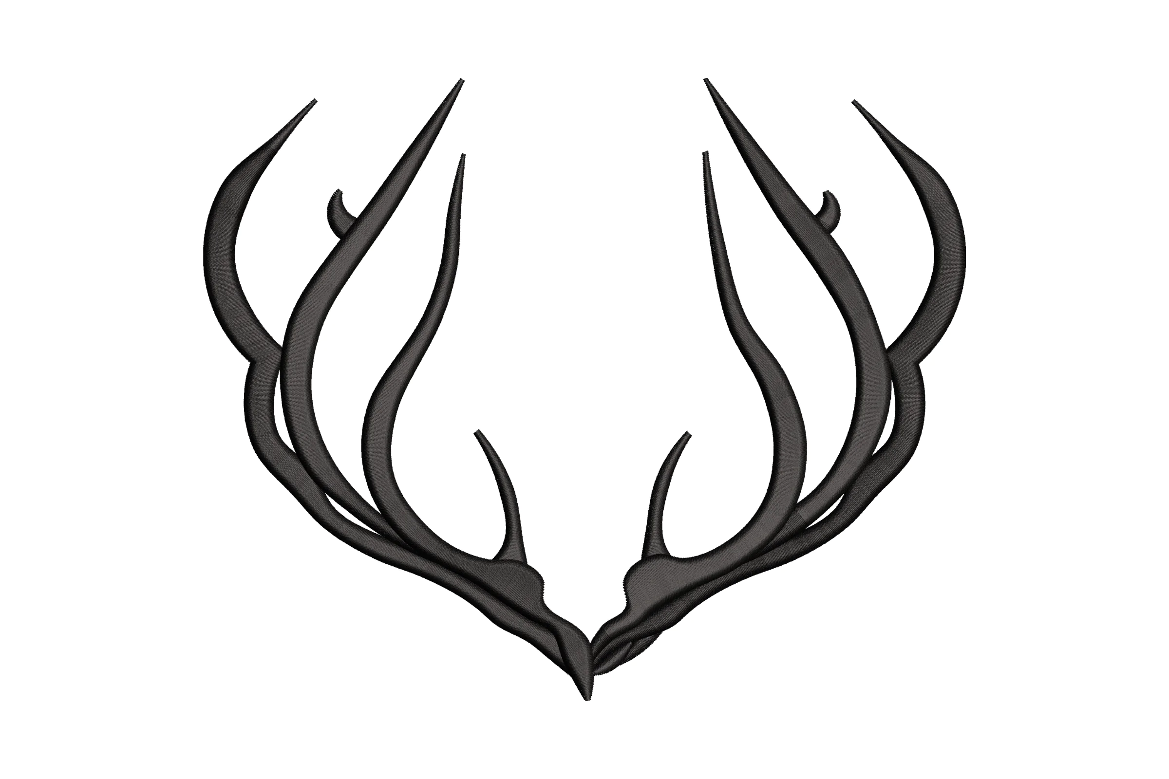 Deer Antler Embroidery Design