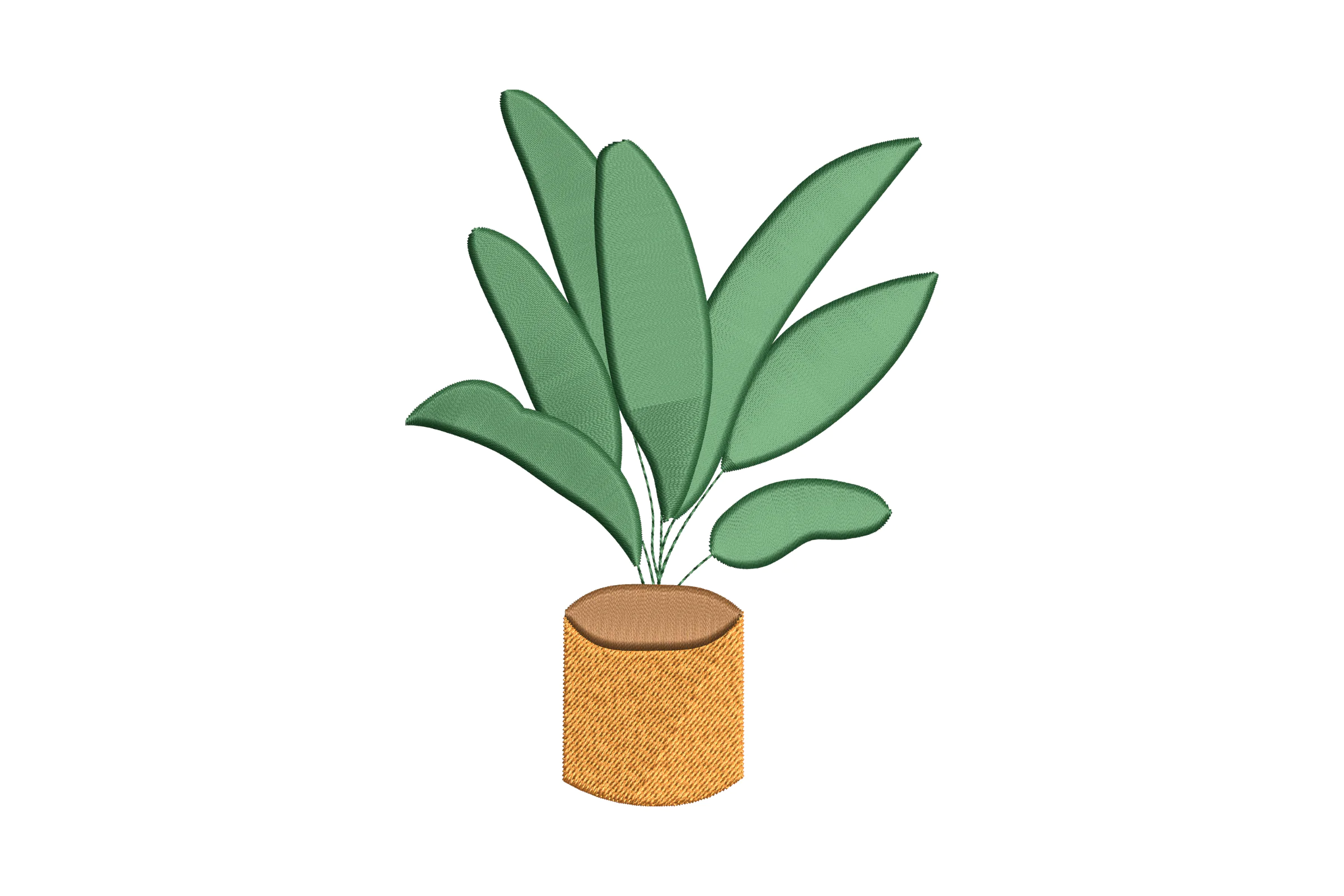 Plant Embroidery Design