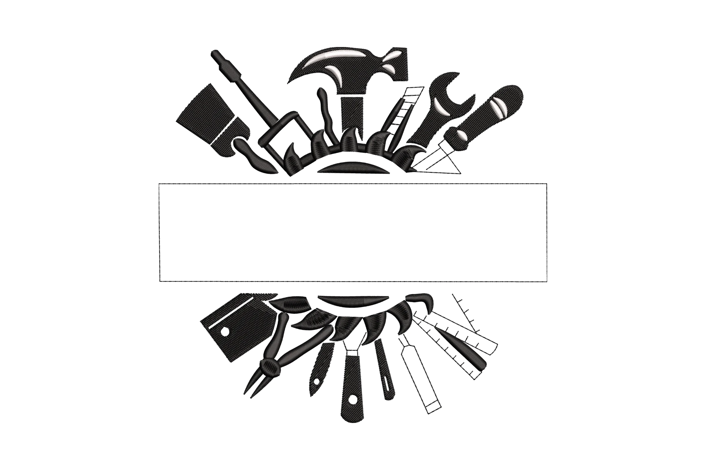 Tools Embroidery Design