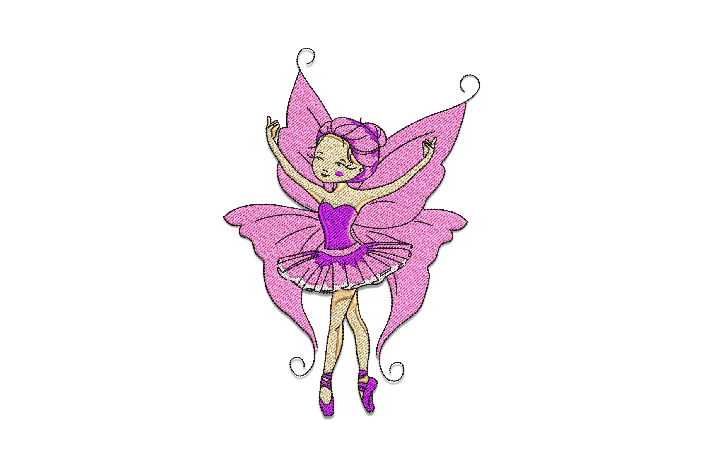 Beautiful Little Fairy Embroidery Design
