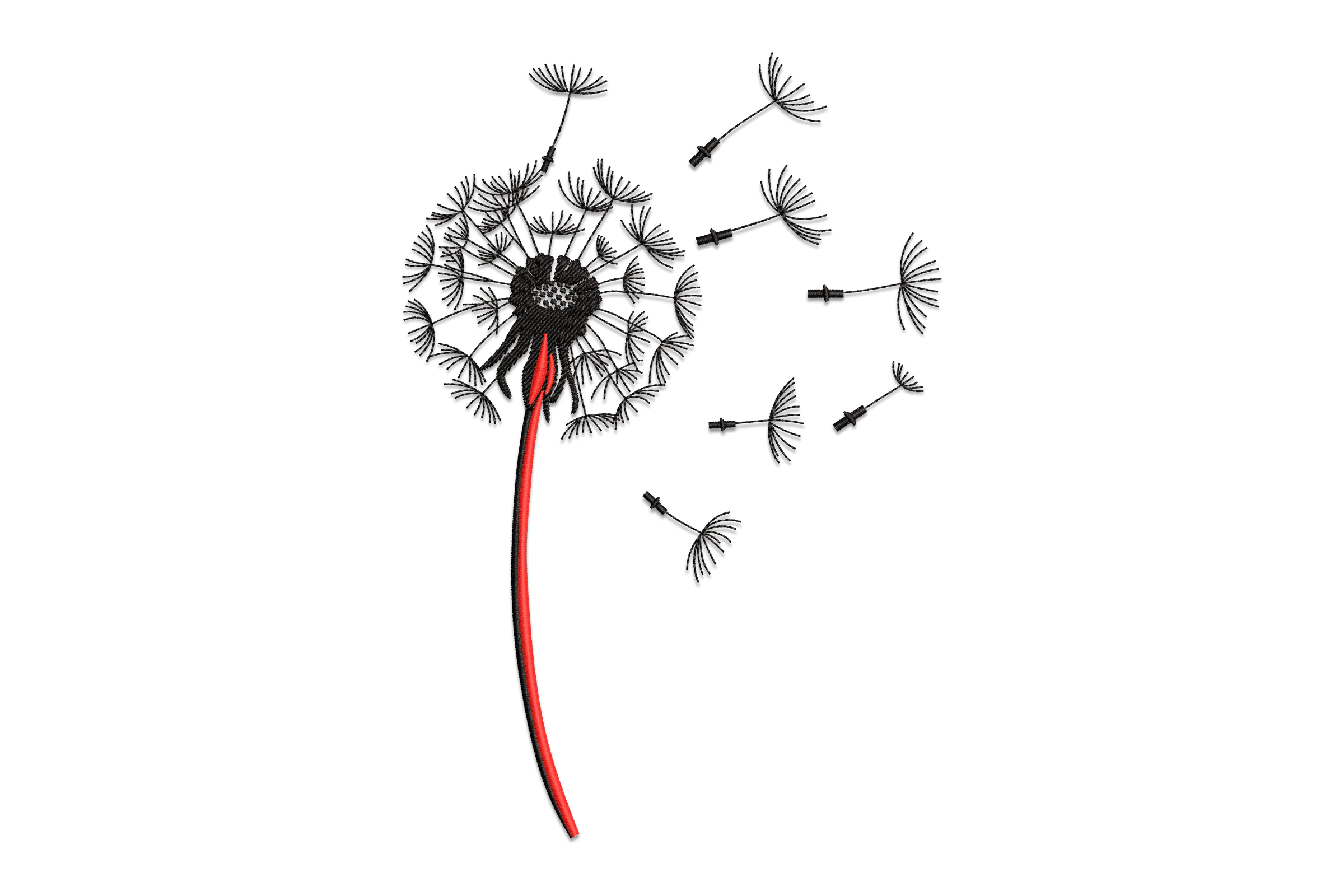 Dandelion Machine Embroidery File