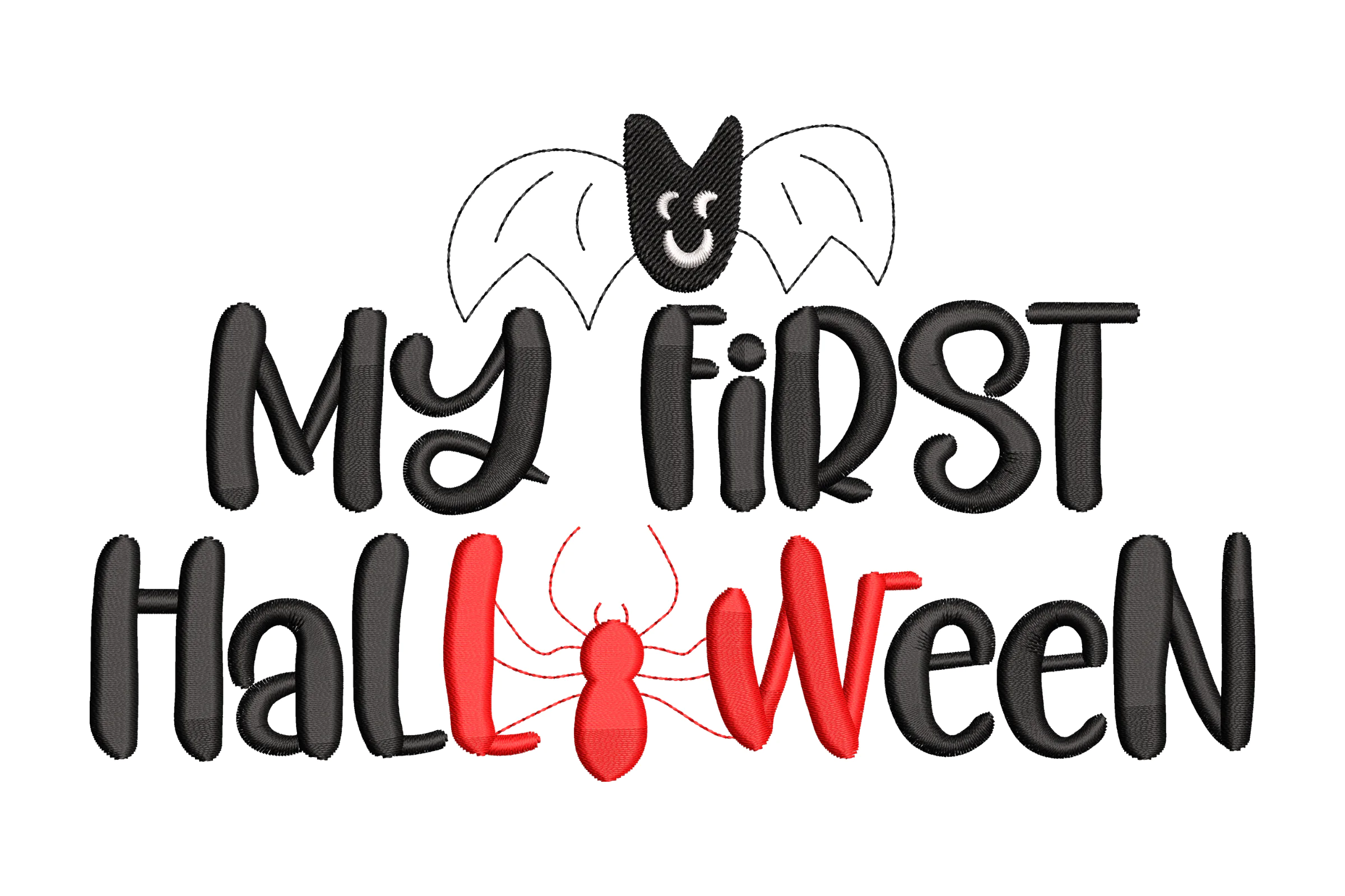 My 1st Halloween Applique Machine Embroidery Design