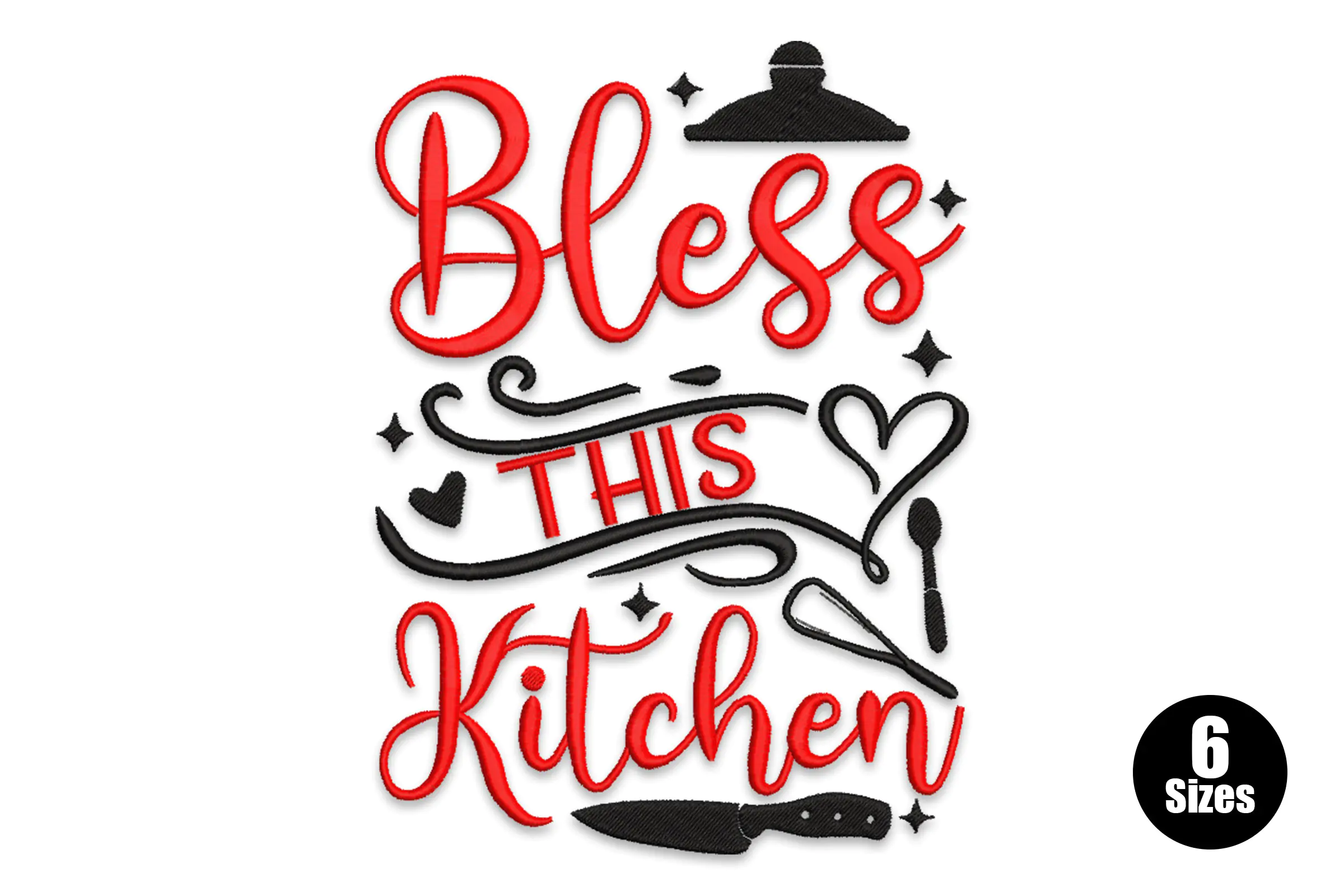 Kitchen Quote Embroidery File