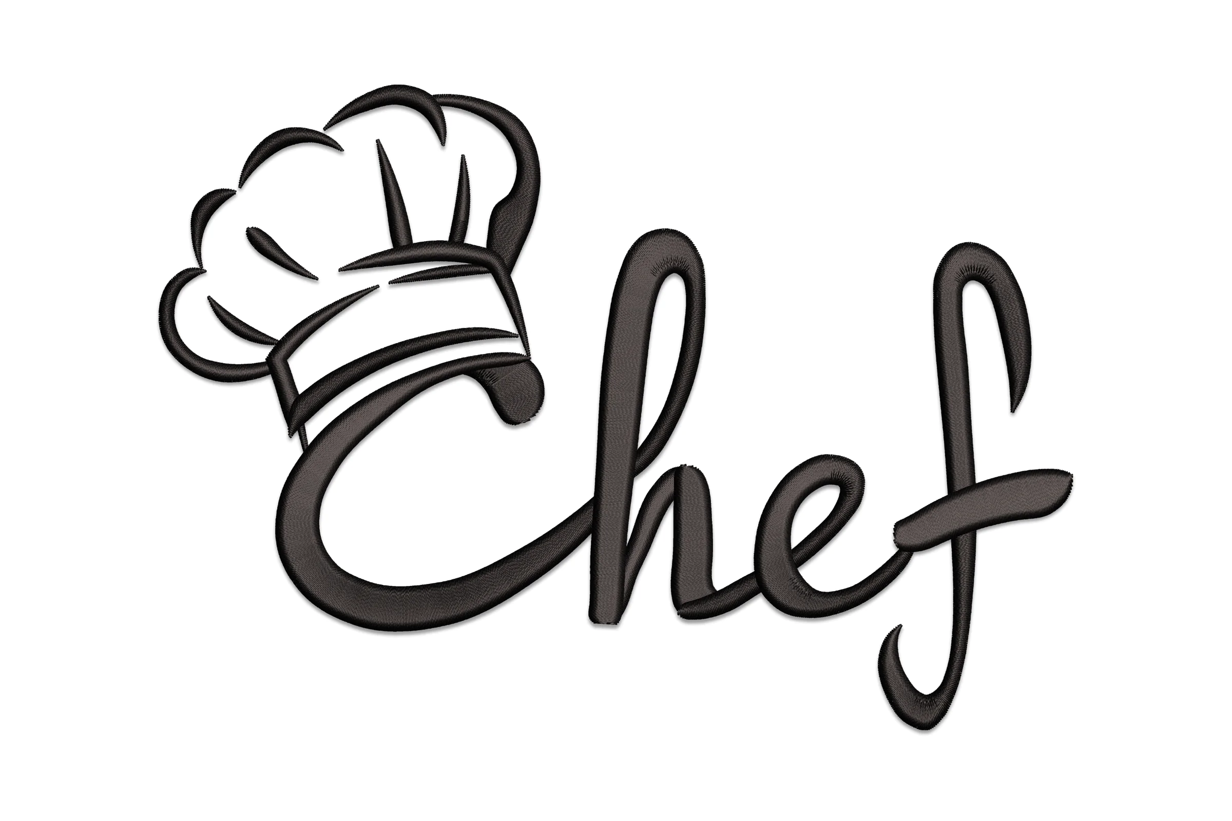 Chef Machine Embroidery design