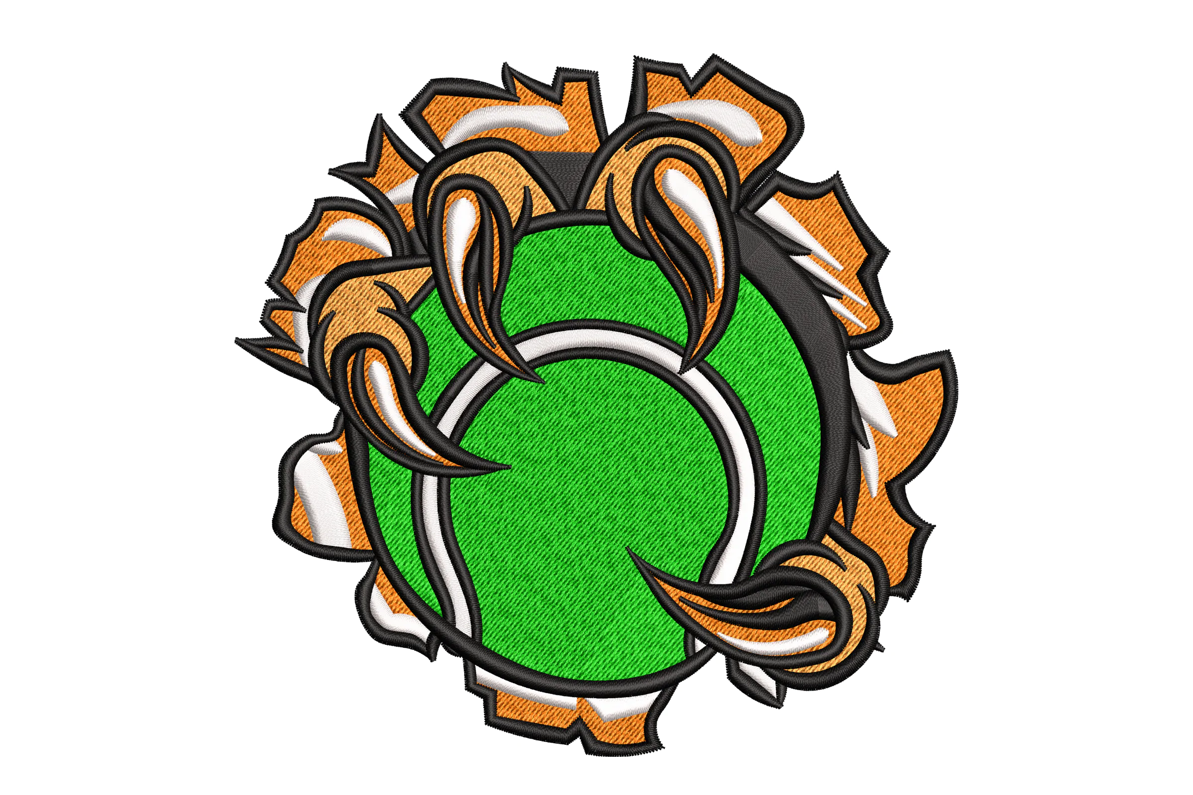 Monster Claws Tennis Ball Embroidery Design