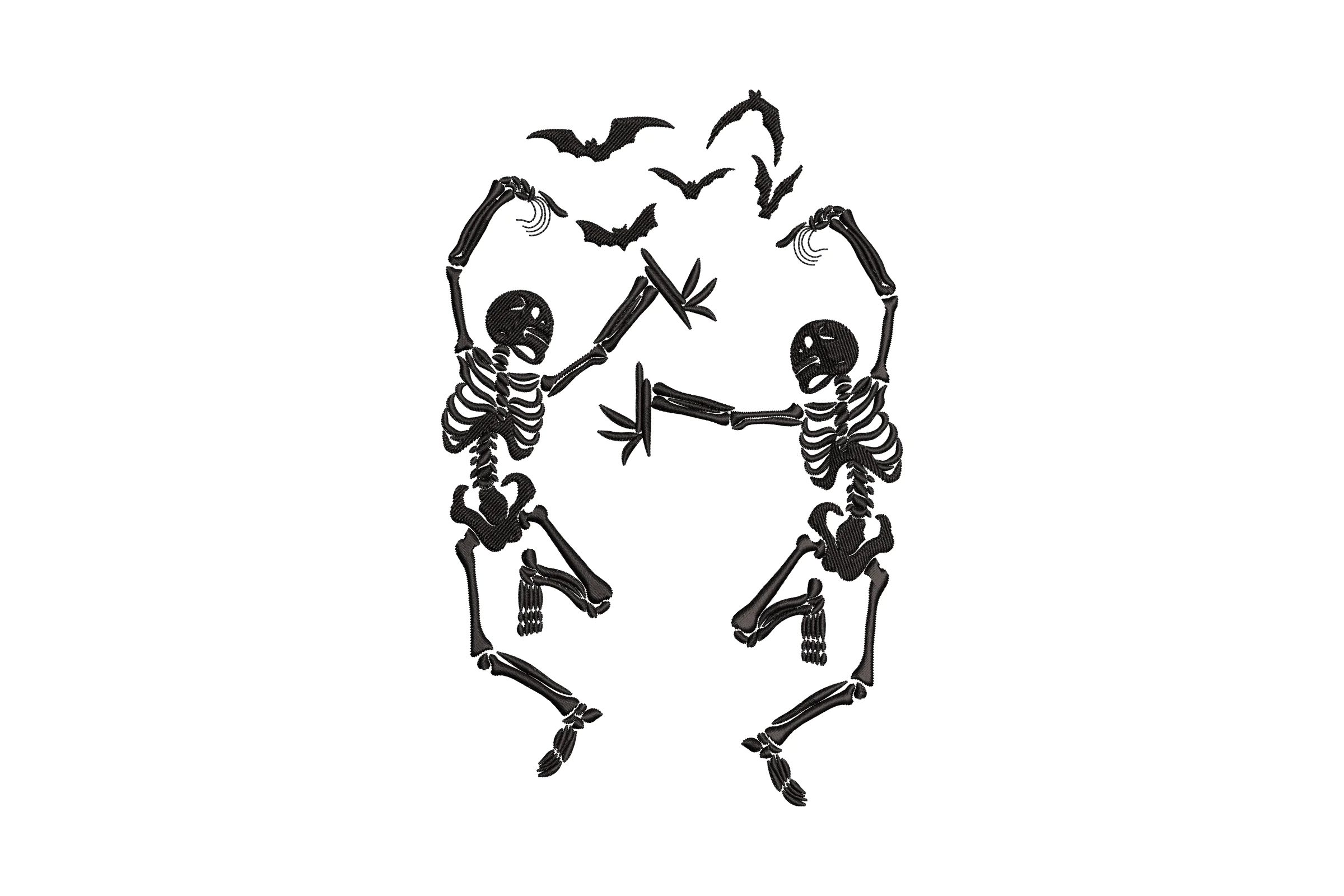 Dancing Skulls Bundle Embroidery Design