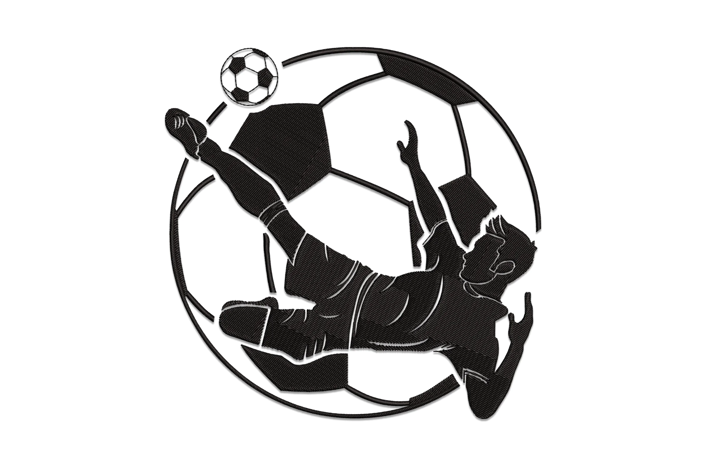 Soccer Ball Digital Embroidery Design