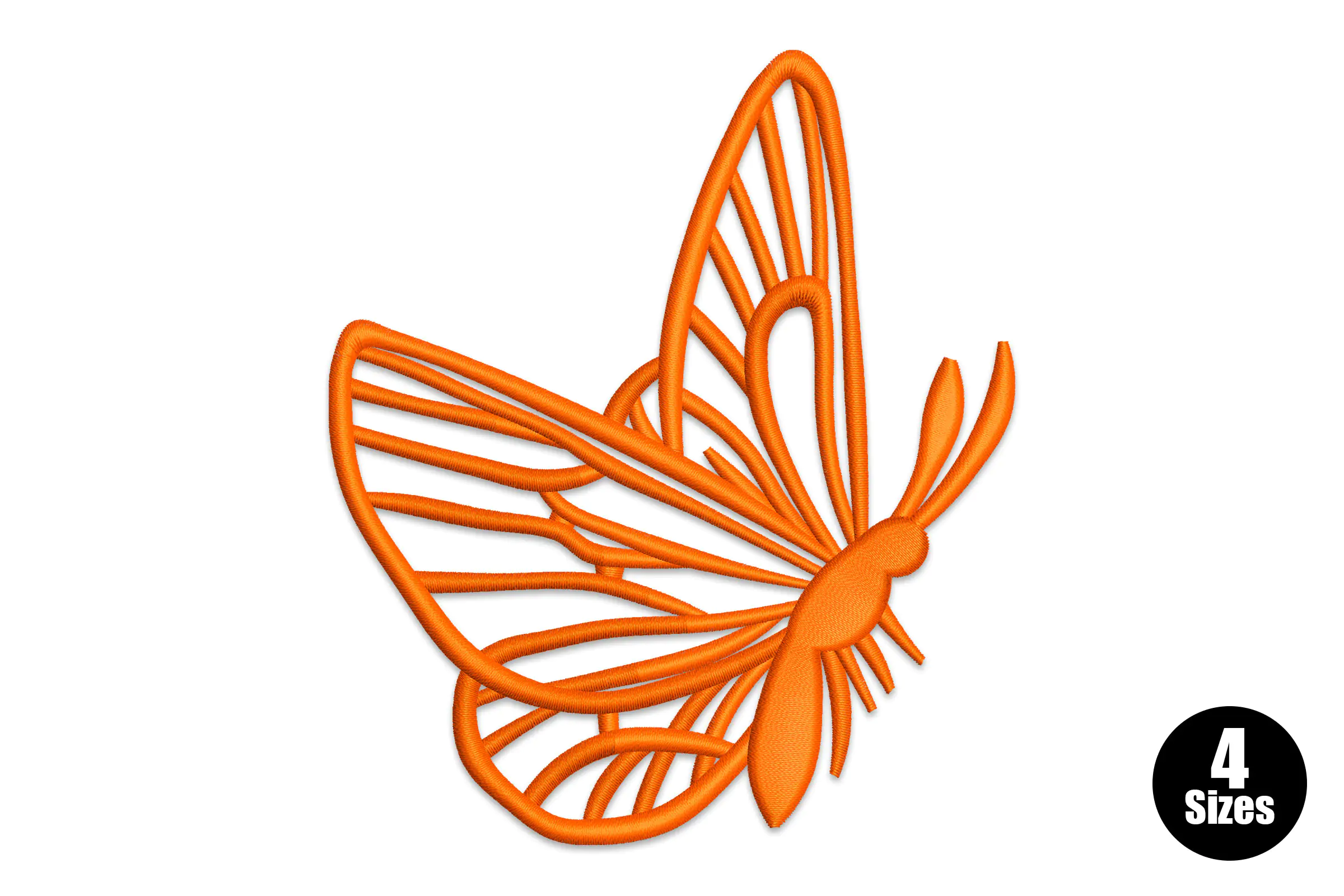 Applique Butterfly Machine Embroidery Design