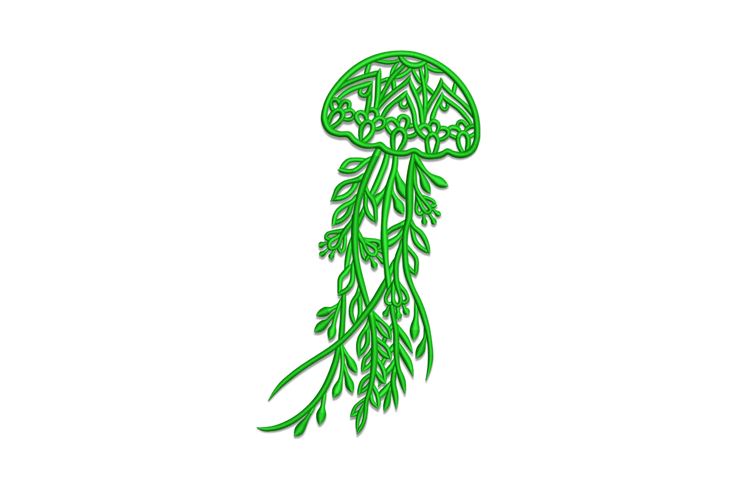 Jellyfish Machine Embroidery Design