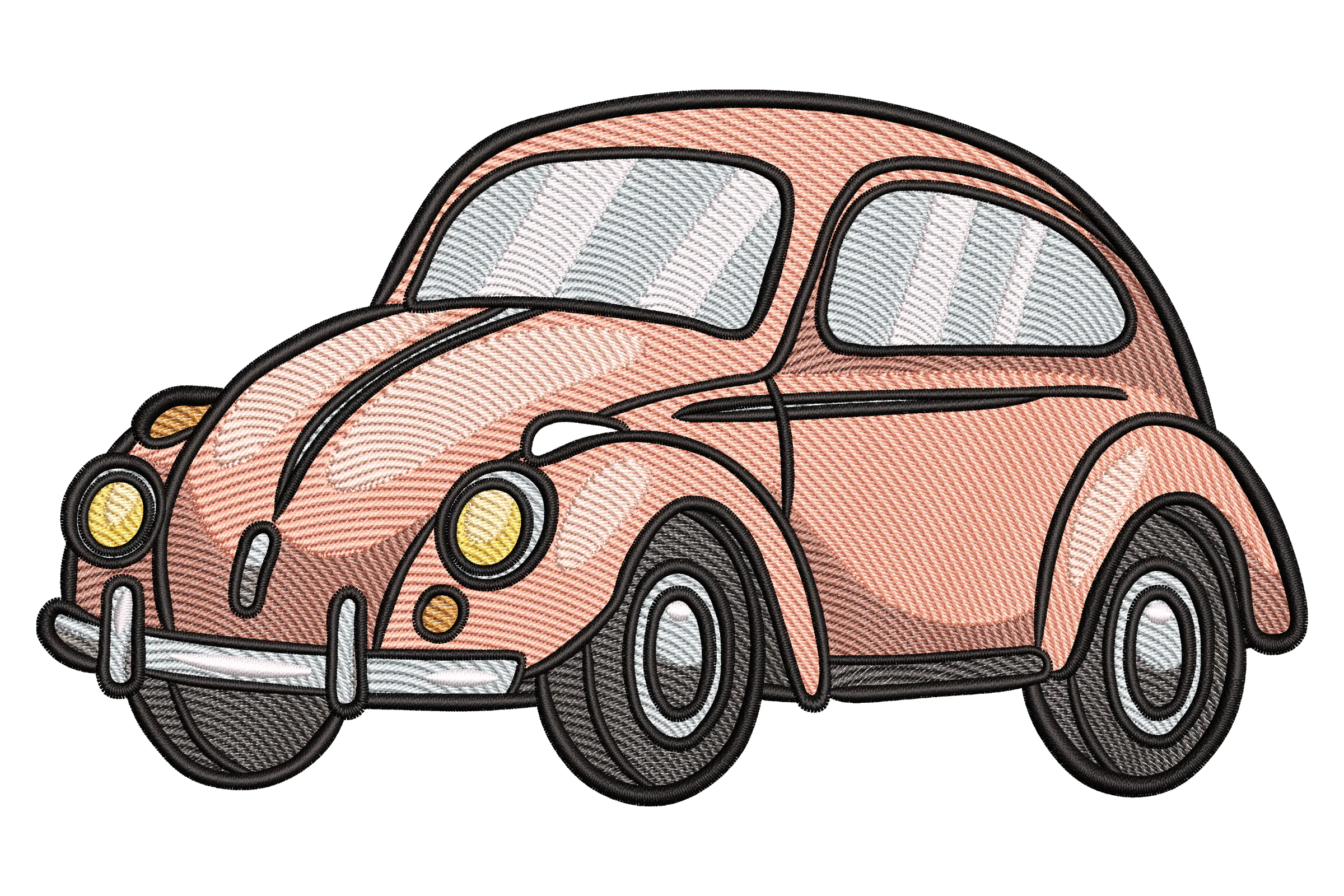 Classic Car Embroidery Design File