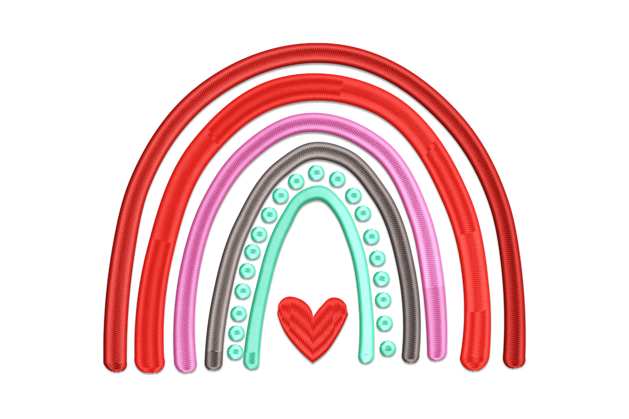 Boho Rainbow Embroidery Designs