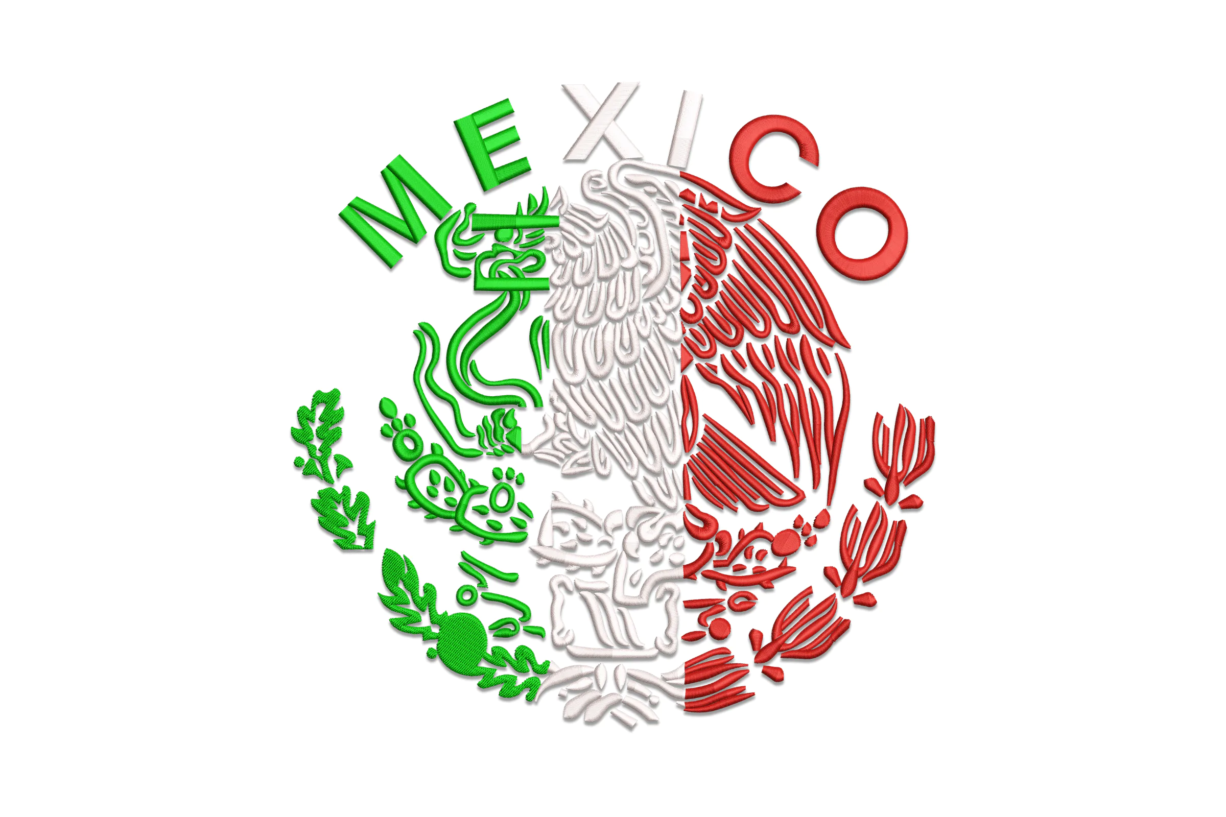 Mexico Embroidery Design File
