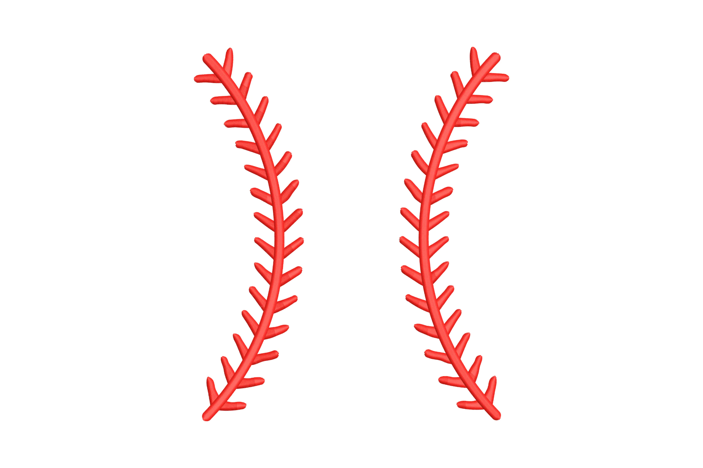Baseball Stitches Embroidery Design