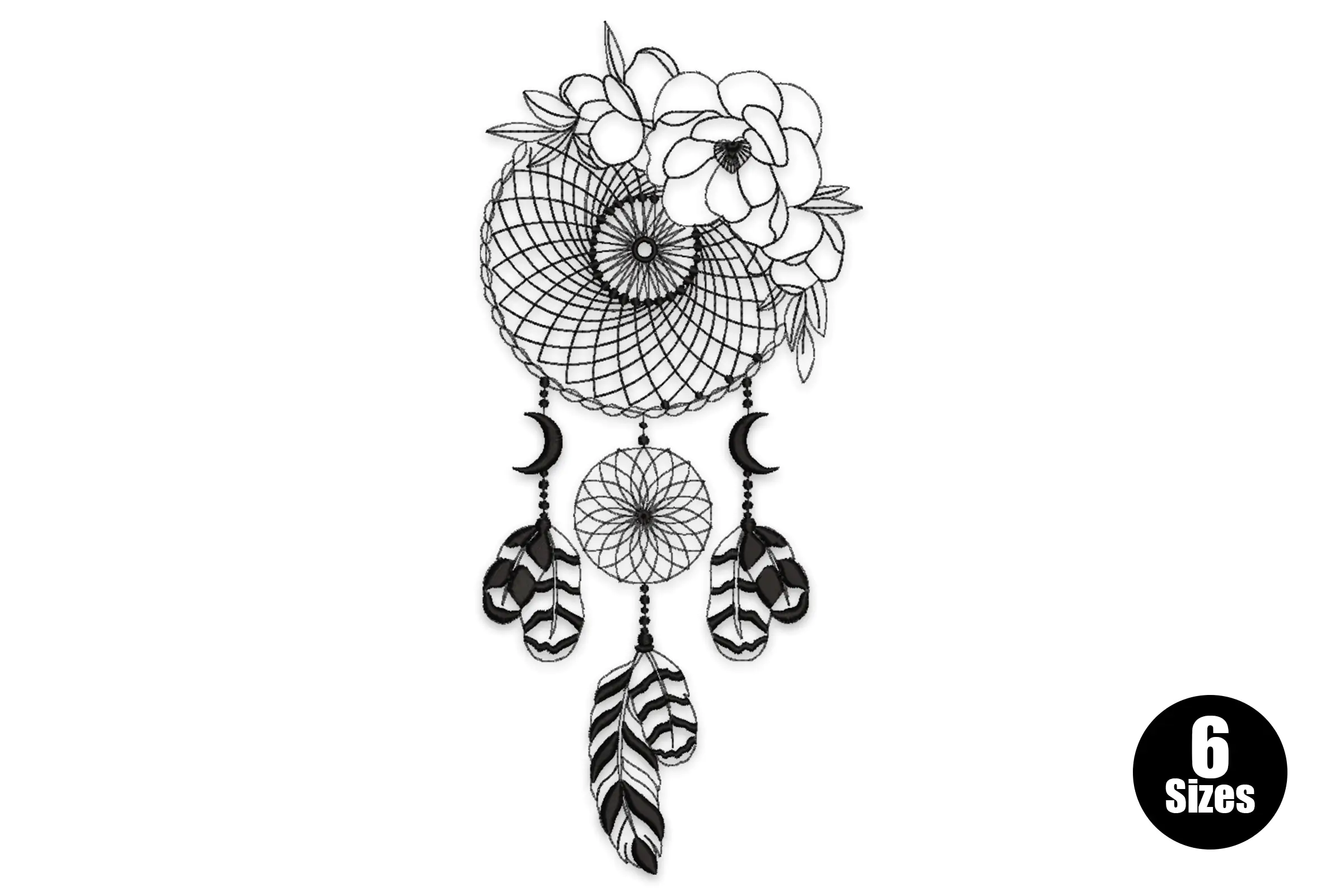 Dreamcatcher Embroidery Design