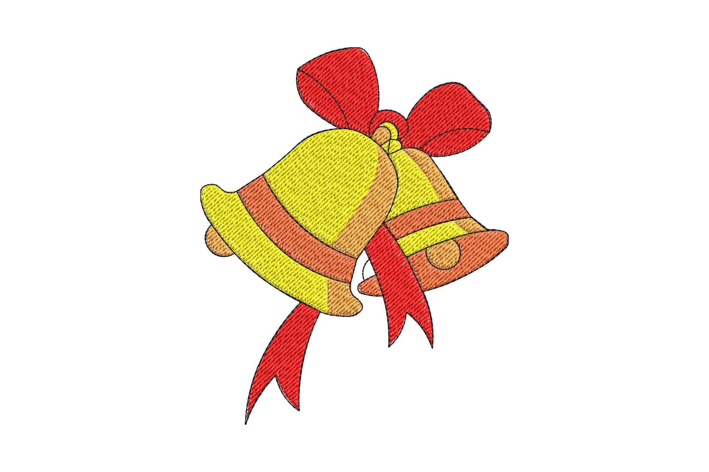 Christmas Bells Embroidery Design