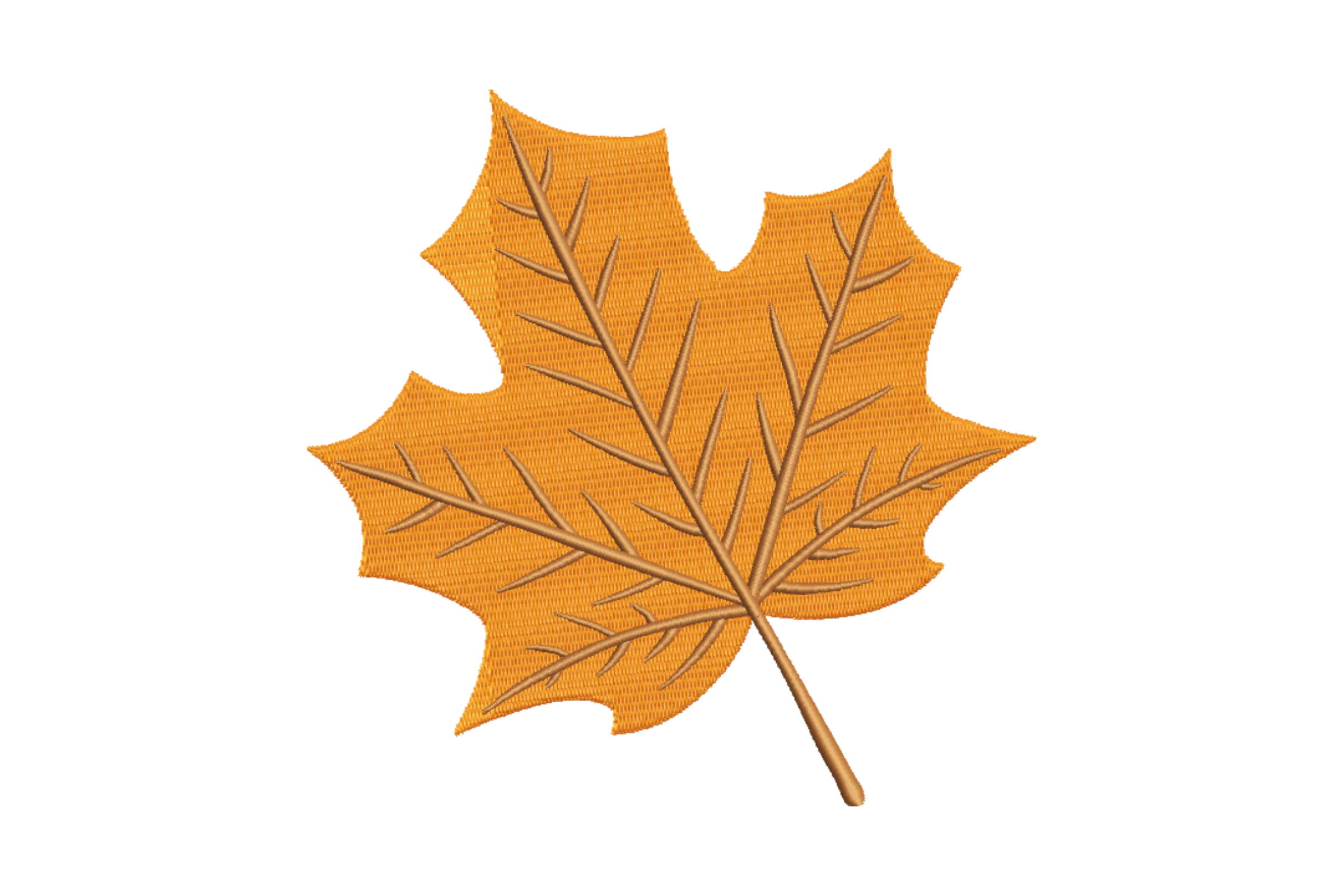 Fall leaves Autumn leaves Machine Embroidery Design