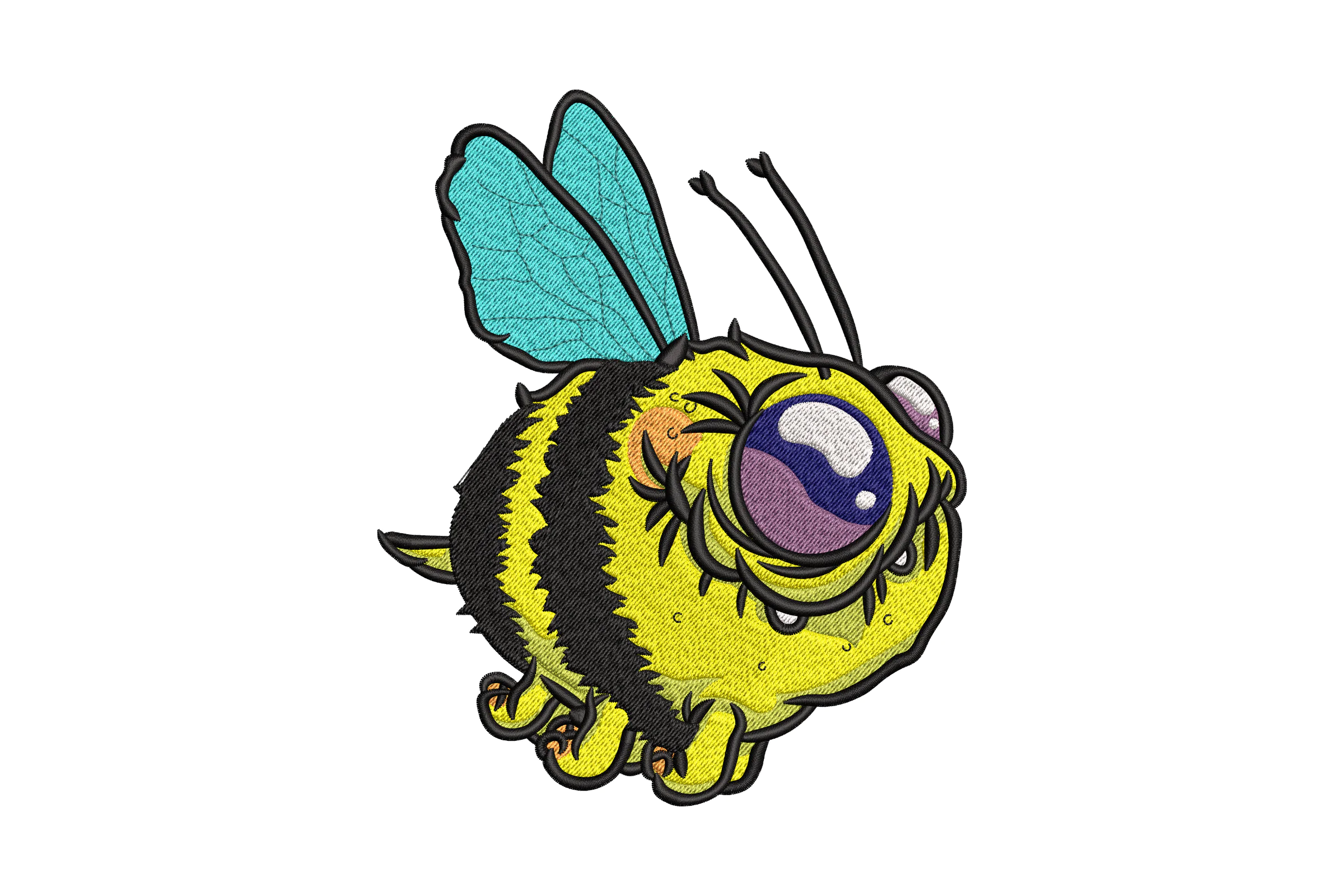 Bee Embroidery Design