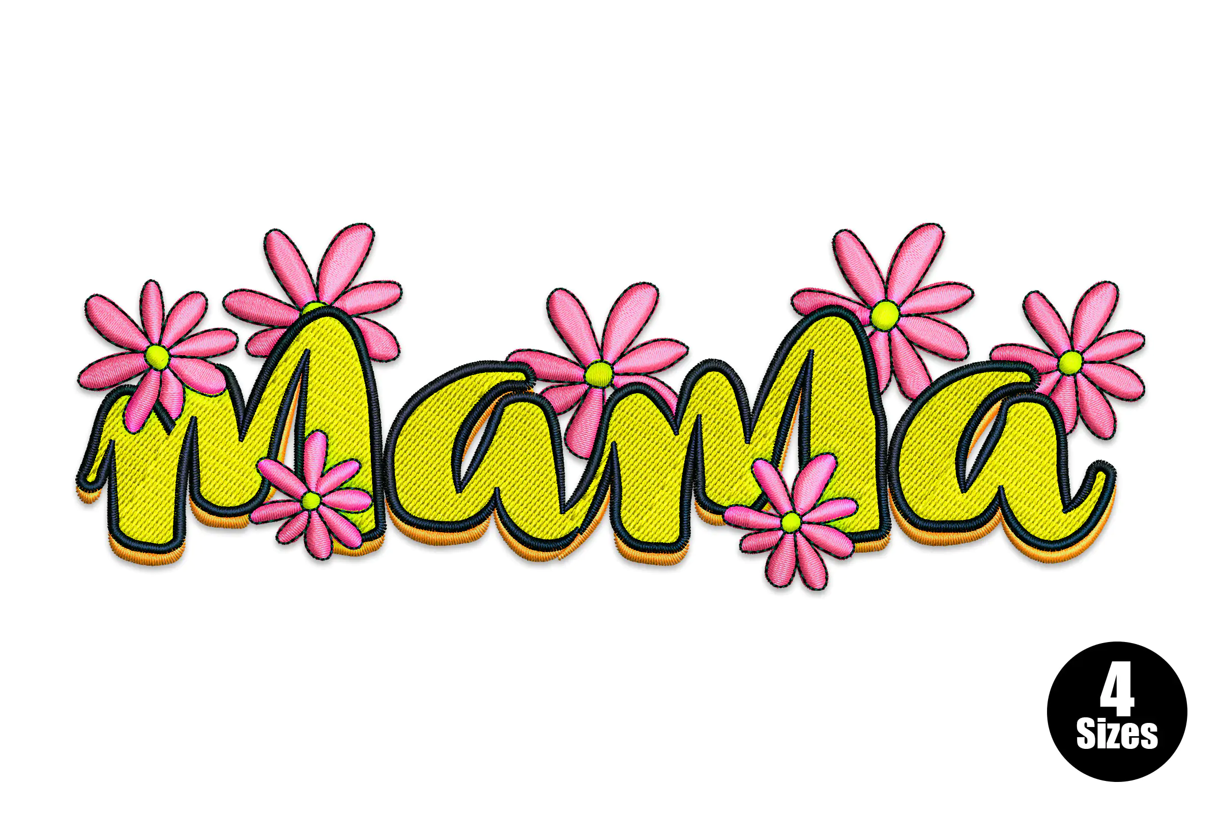 Mama Applique Machine Embroidery File