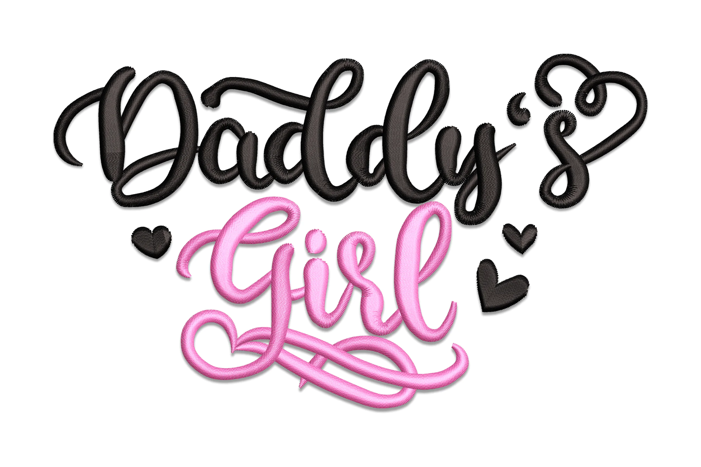 Daddy's Girl Embroidery Design File