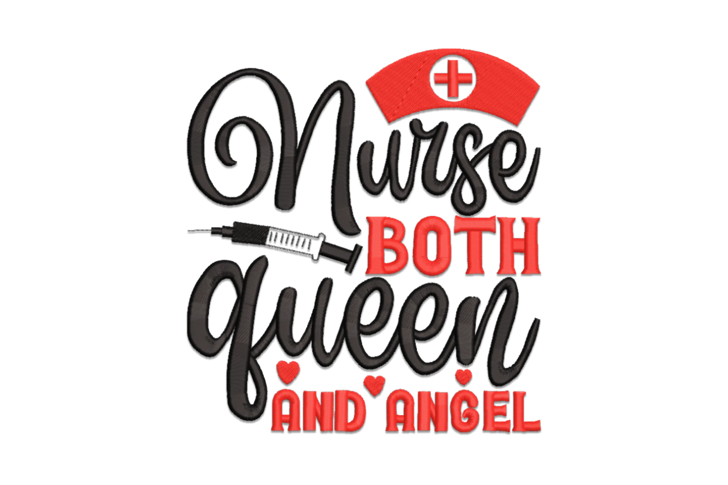 Nurse Quote Embroidery Design