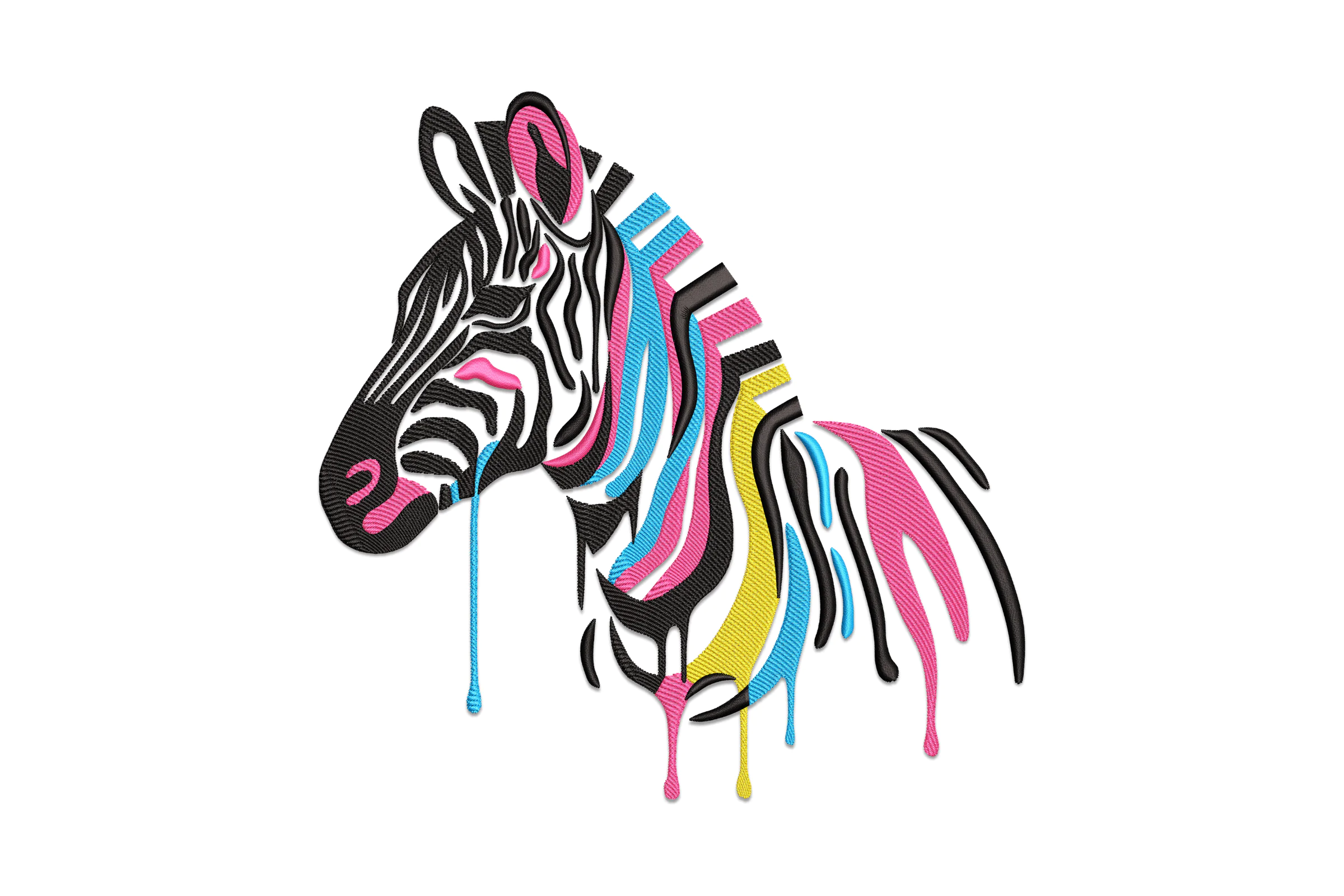 Zebra Embroidery Design