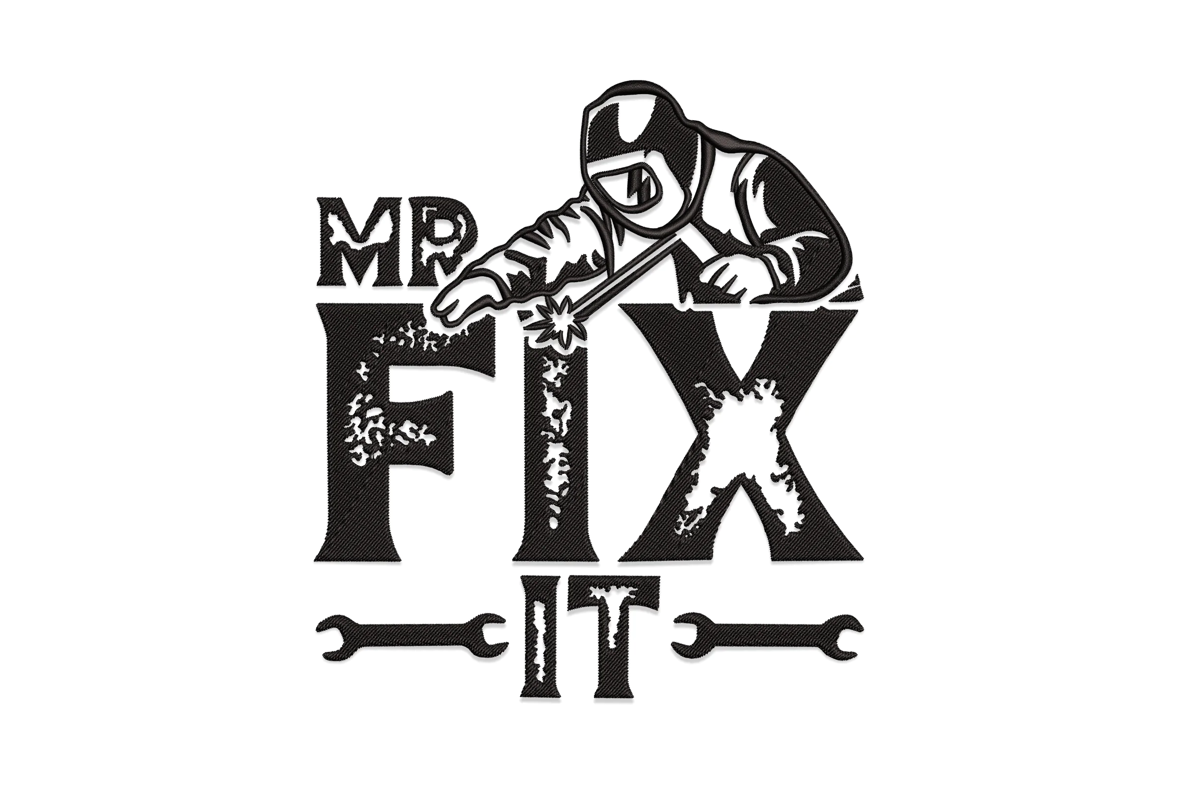 Mr Fix It Embroidery Design
