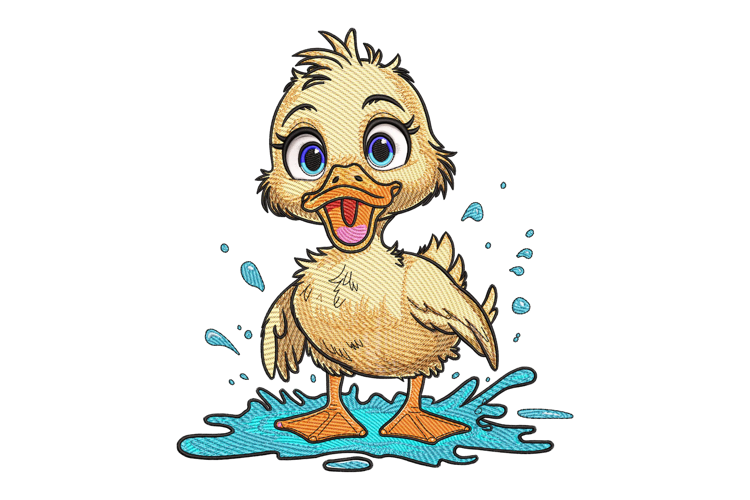 Wood Duck Embroidery Design