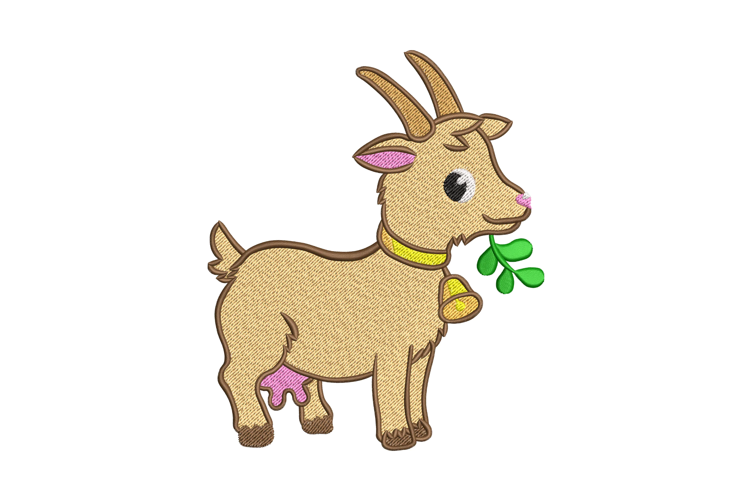 Goat Embroidery Design