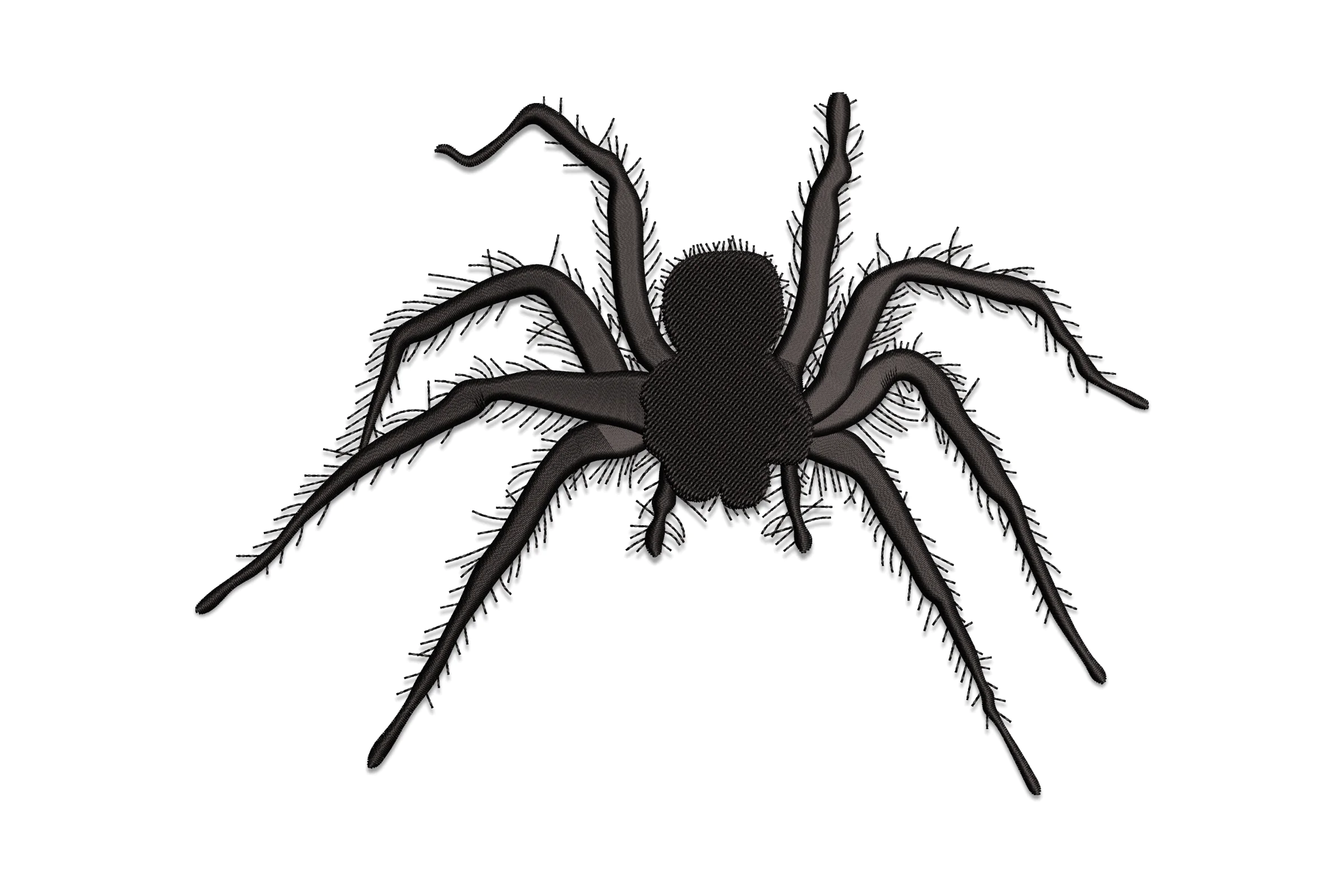 Realistic Spider Embroidery Design