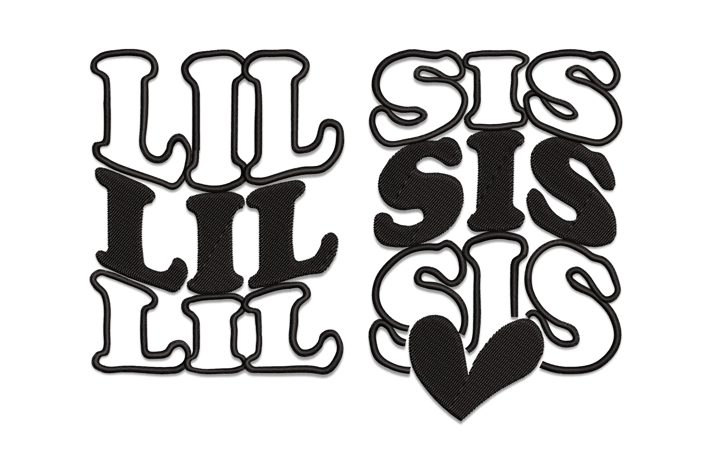 Lil Sis Embroidery Embroidery Design