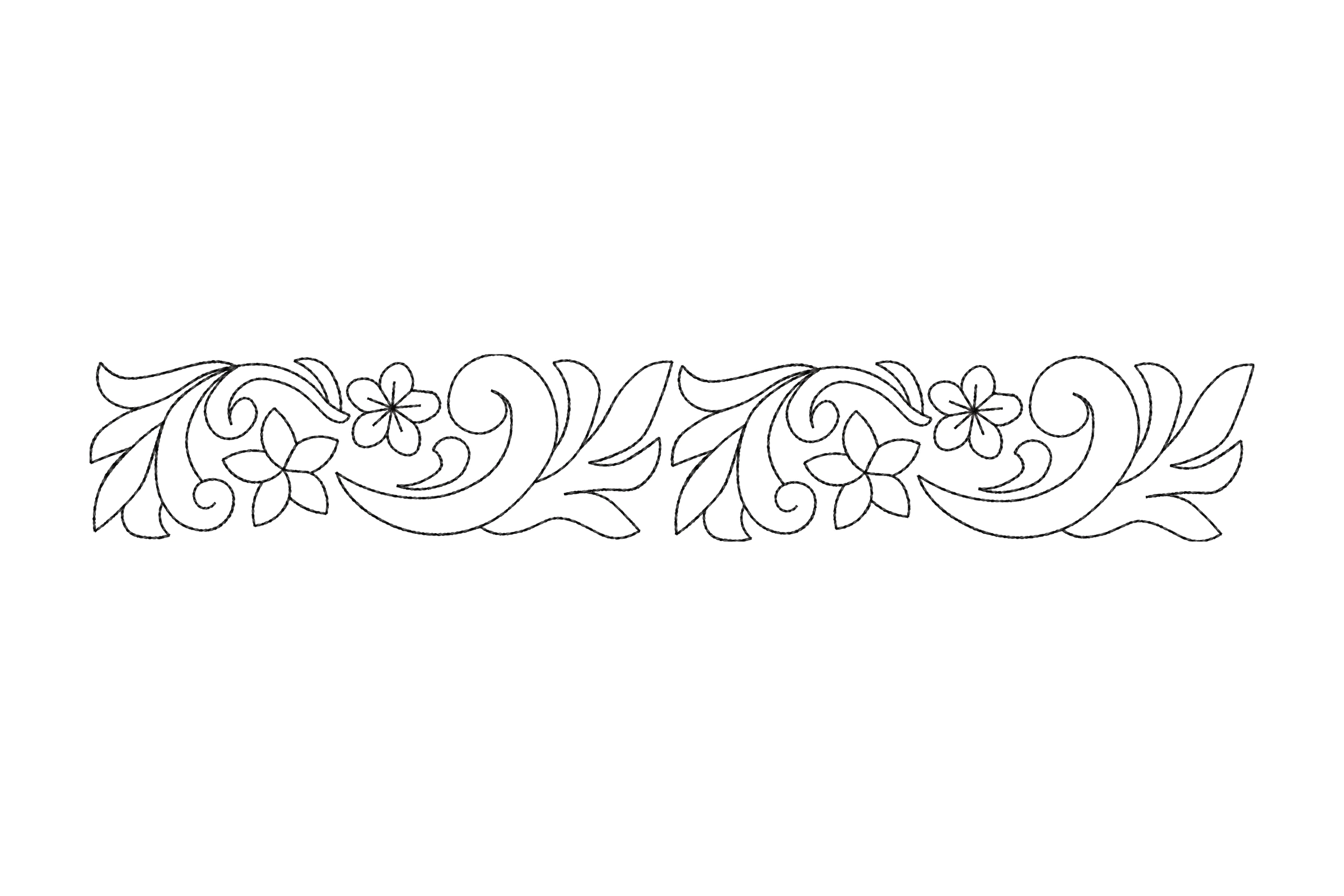 Border Machine Embroidery Design