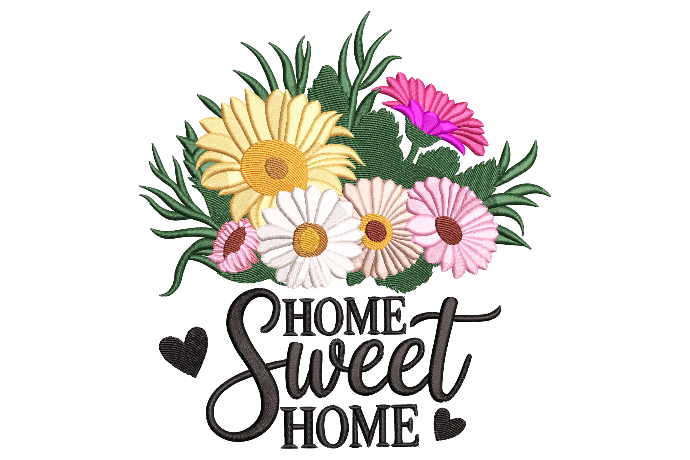 Home Sweet Home Machine Embroidery Design
