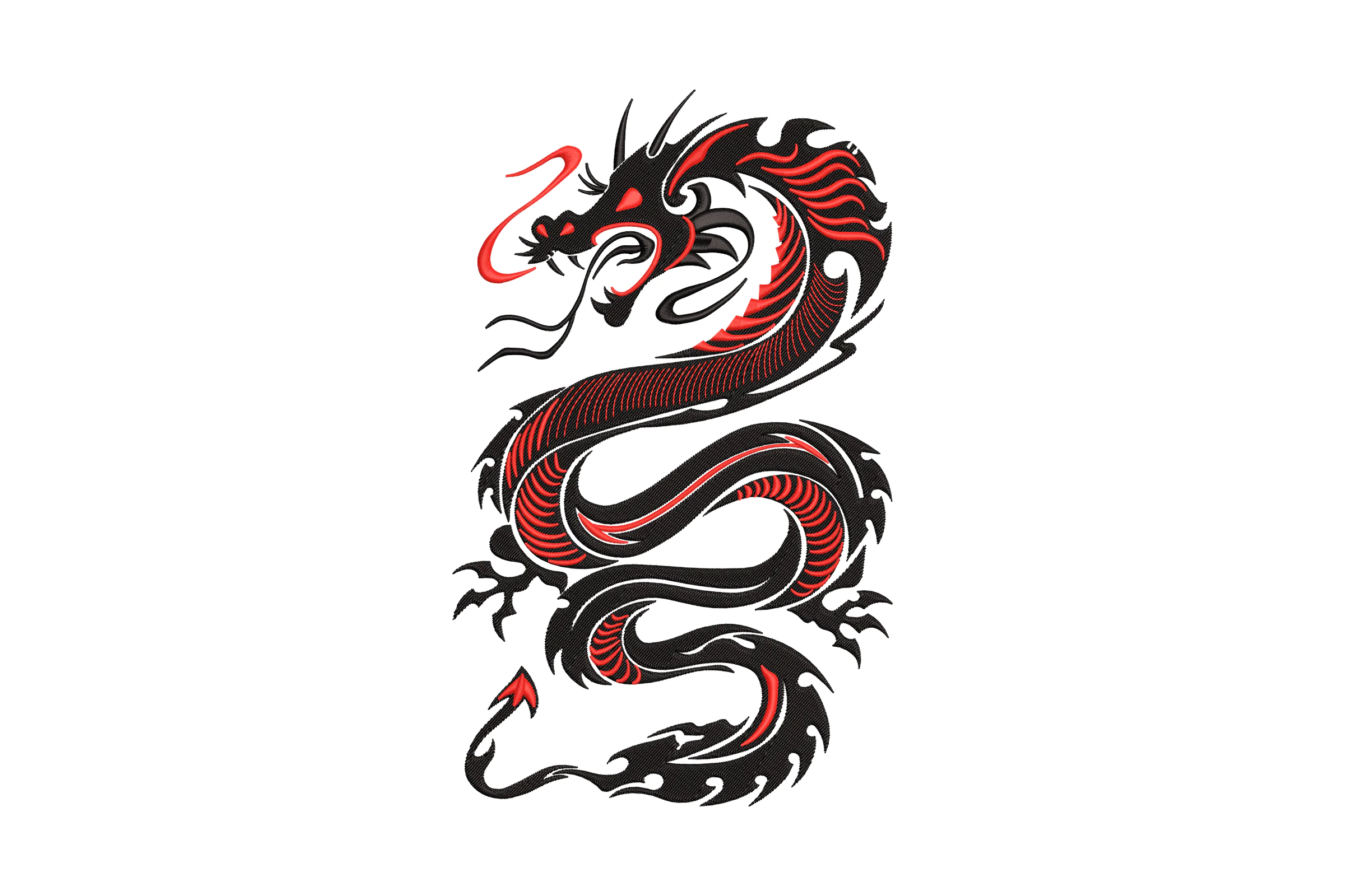 ragon Embroidery Design
