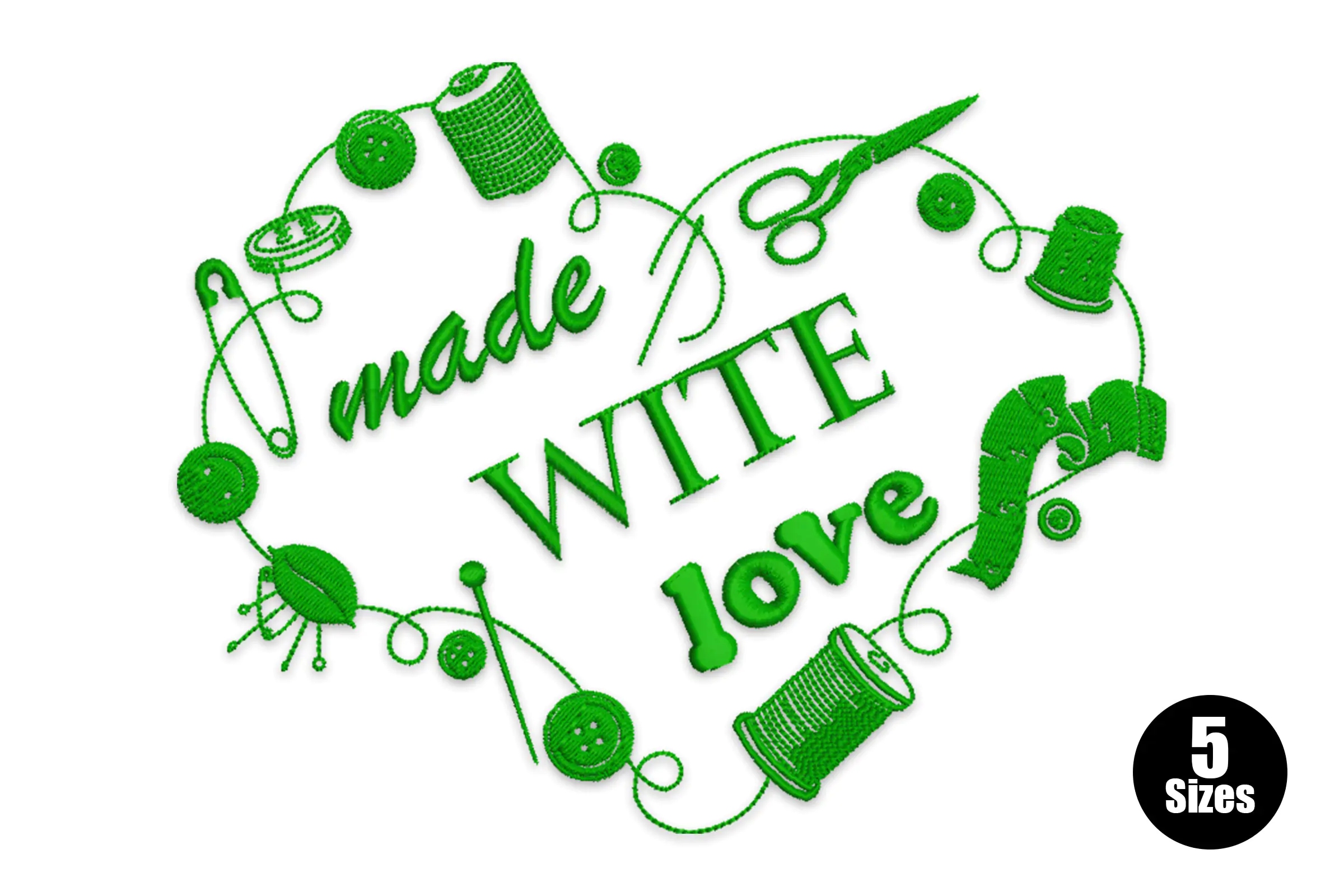 Sewing Symbol Embroidery Design