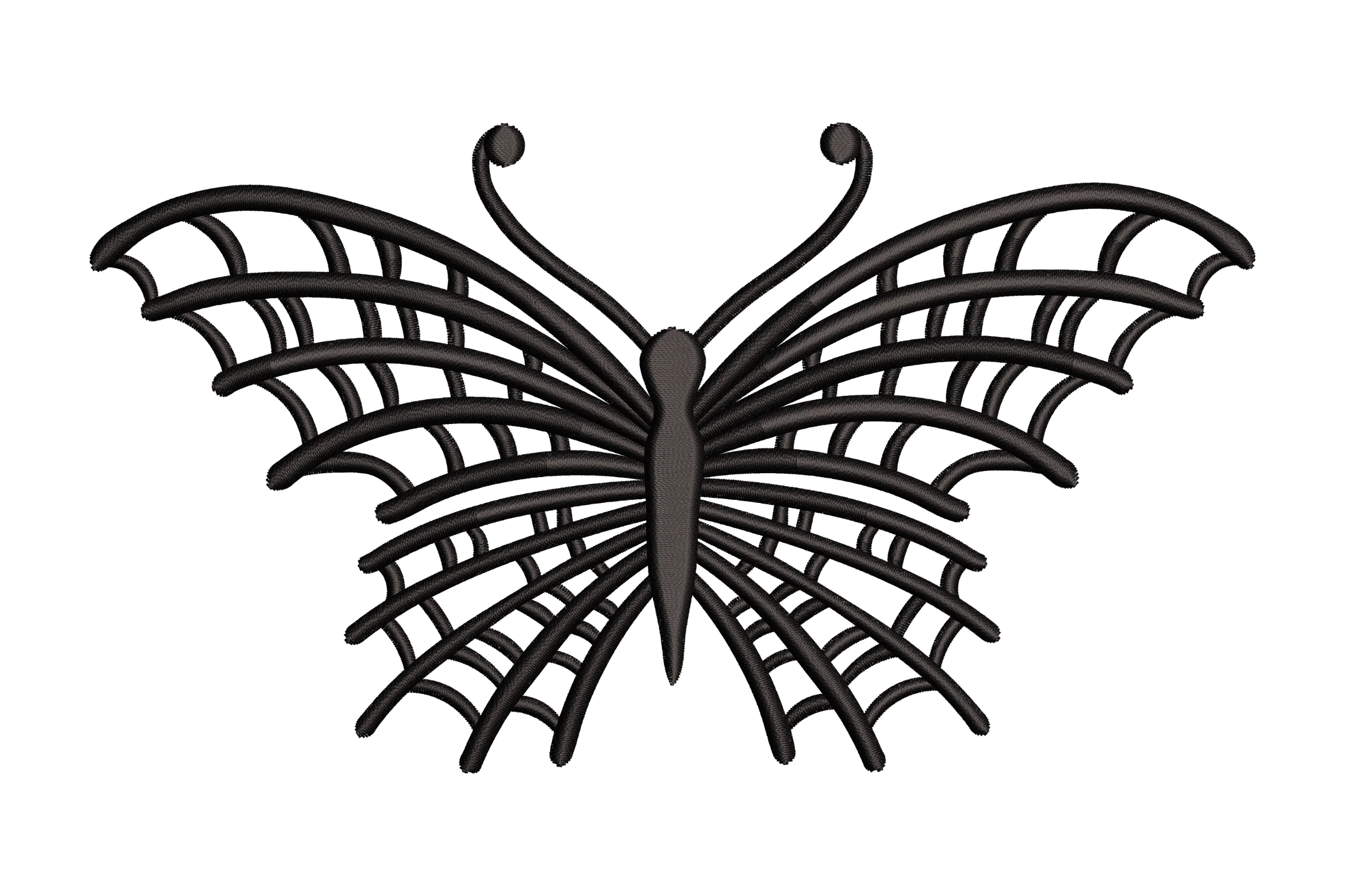 Spring Butterfly Embroidery Pattern
