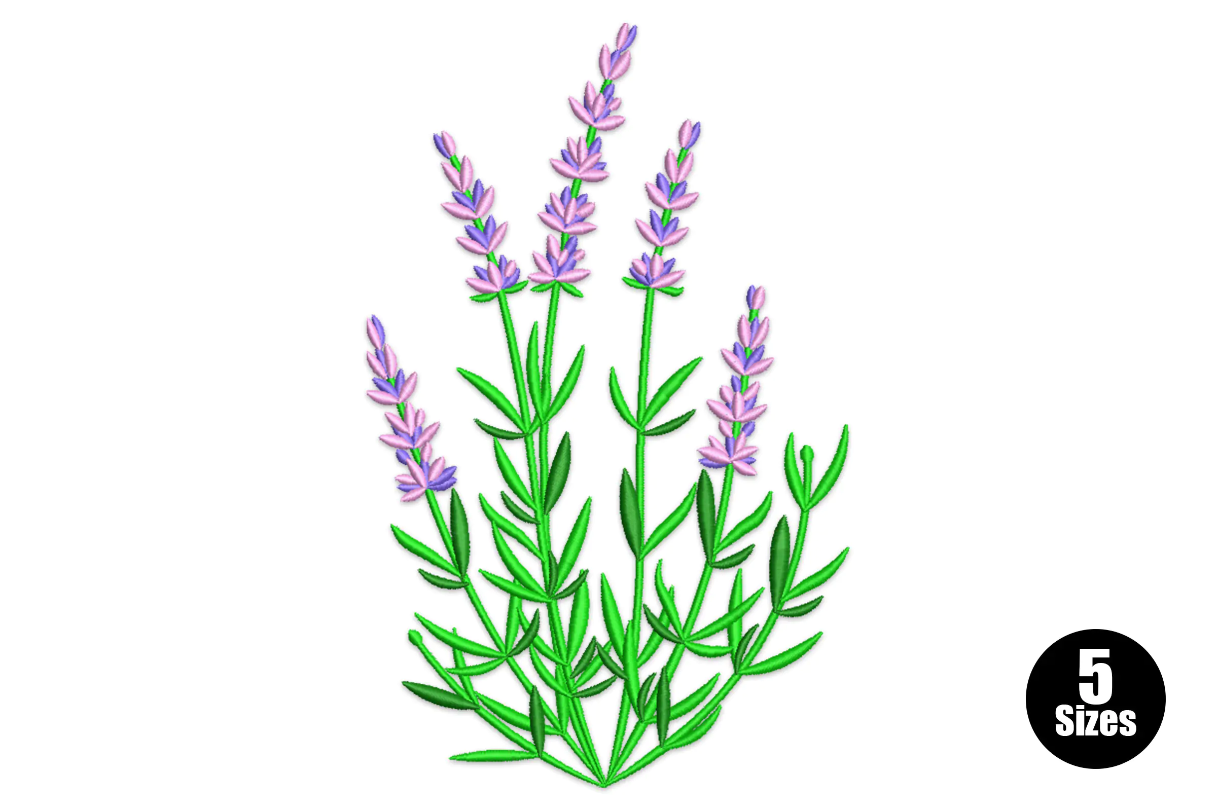 Lavender Embroidery Design